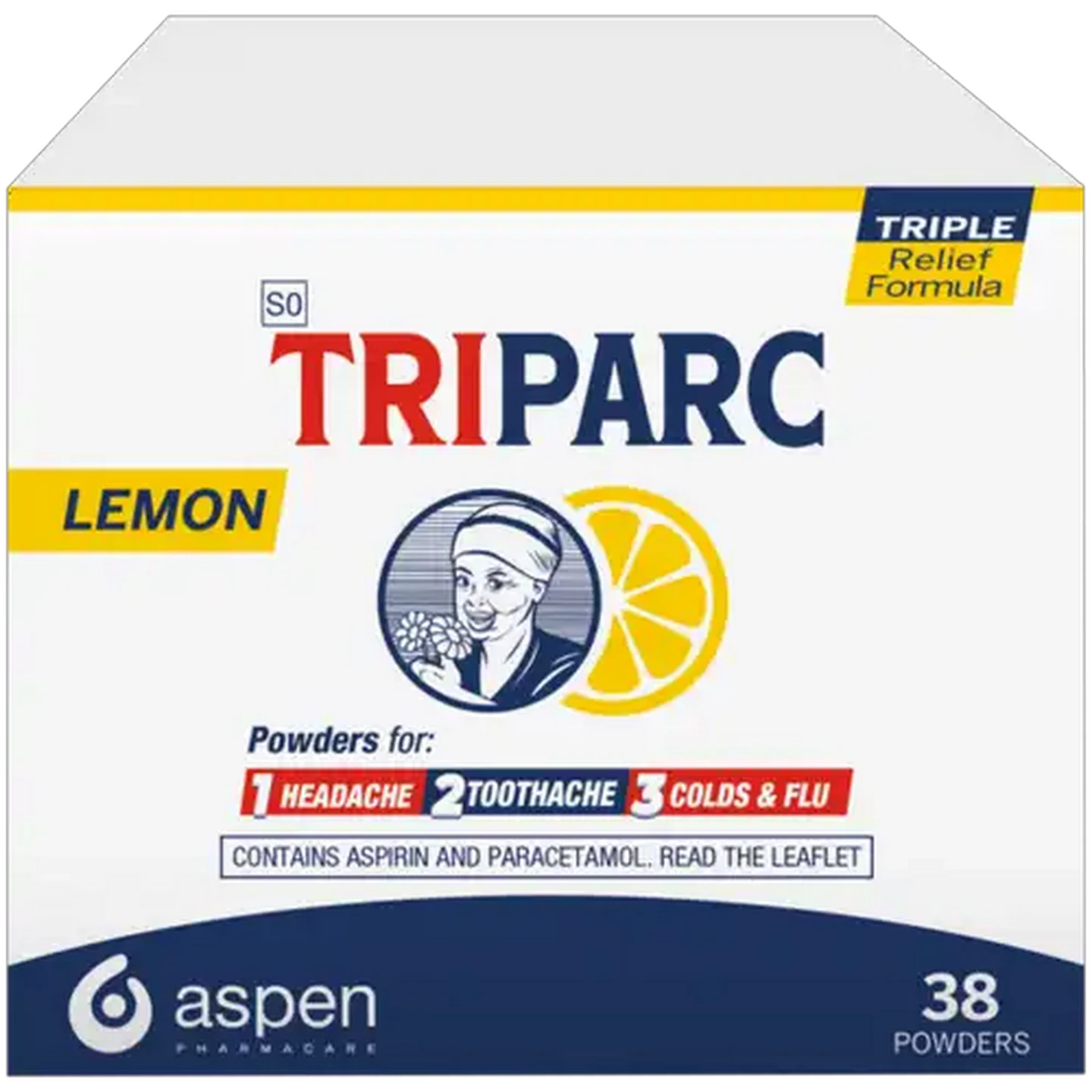 Image of TRIPARC Lemon Pain Relief Powder 38-Pack