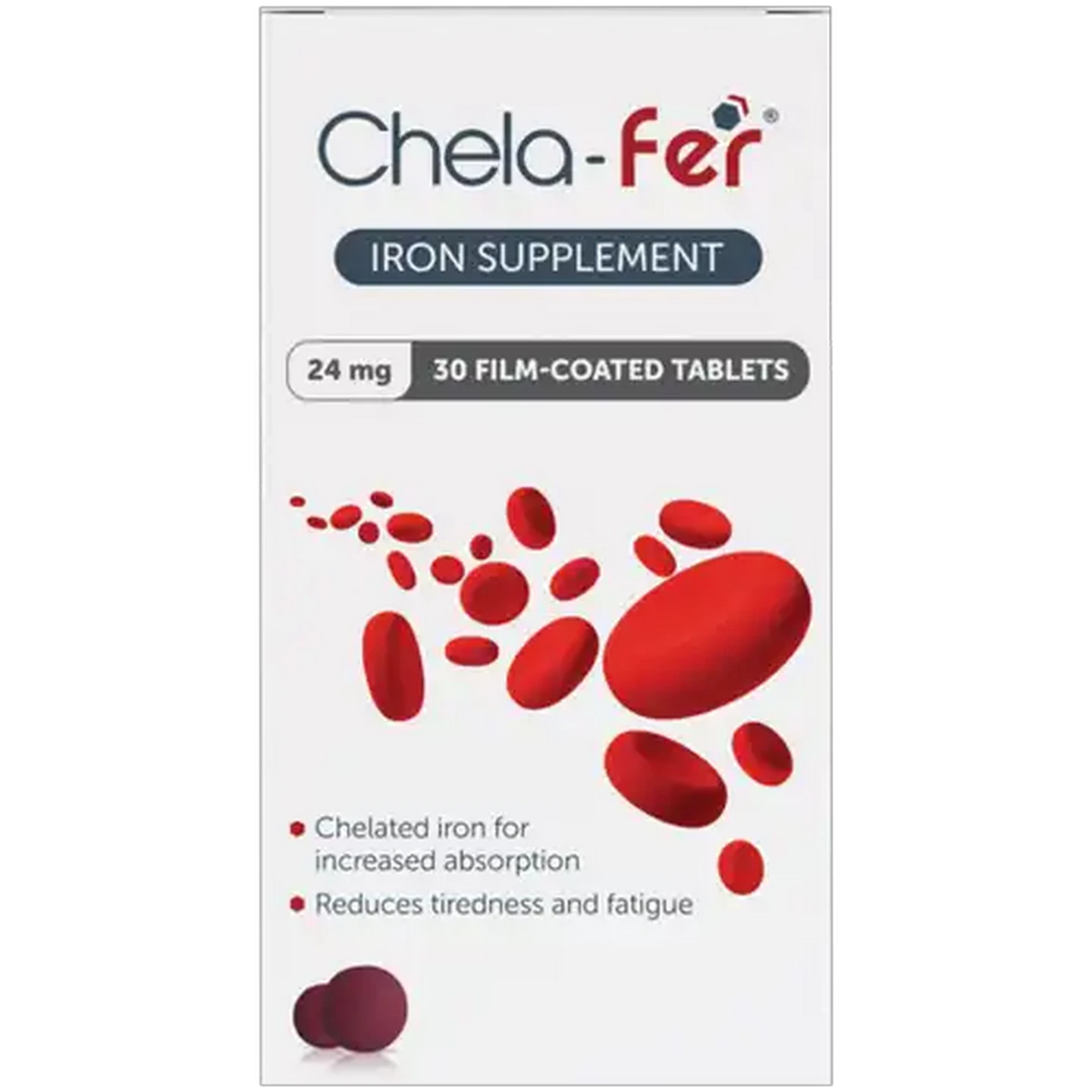 Image of Chela-Fer Iron Supplement Tablets 30 Pack