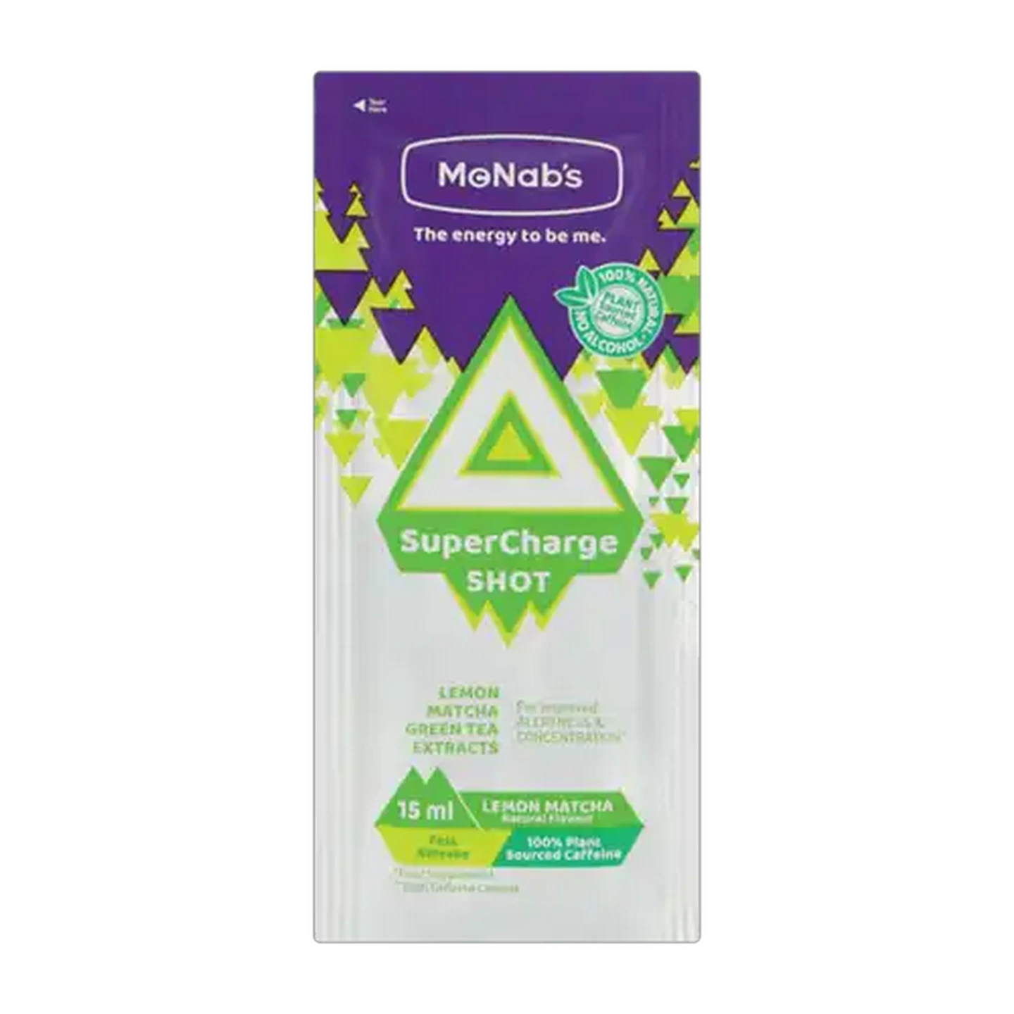 Image of McNab's Lemon Matcha Green Tea Extracts Supercharge Shot 15ml