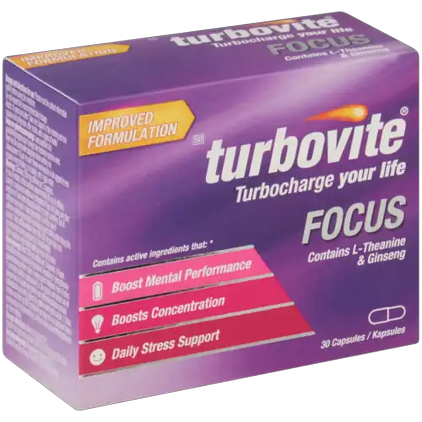 Image of Turbovite Focus Capsules 30 Pack