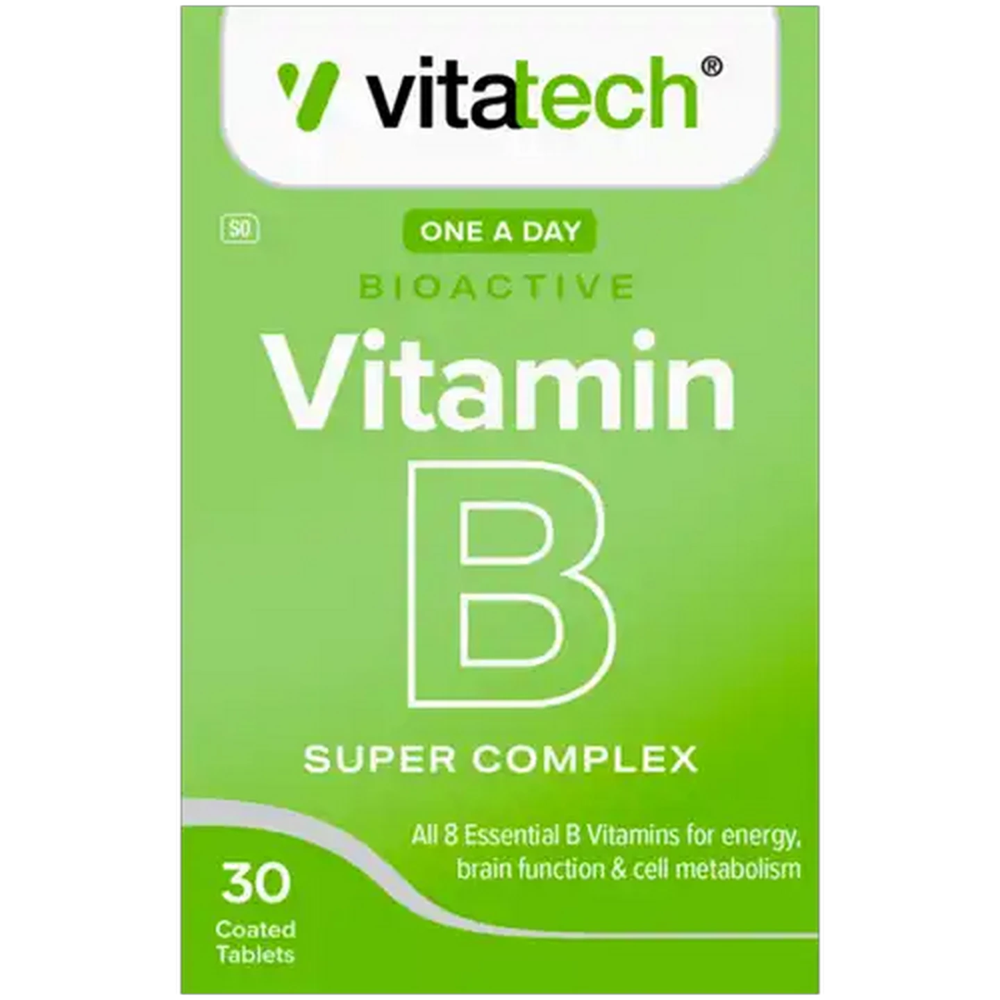 Image of Vitatech Vitamin B Super Complex Tablets 30 Pack