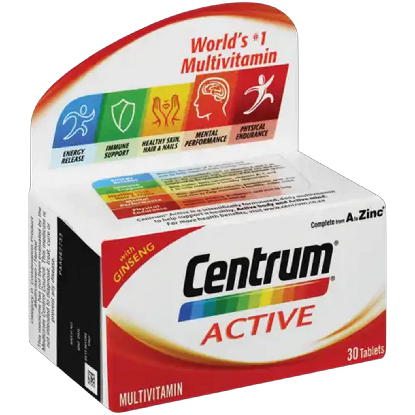 Image of Centrum Active Multi-Vitamin Tablets 30 Pack