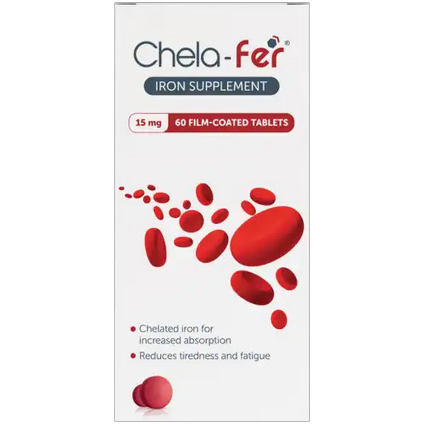 Image of Chela-Fer Iron Supplement Tablets 60 Pack