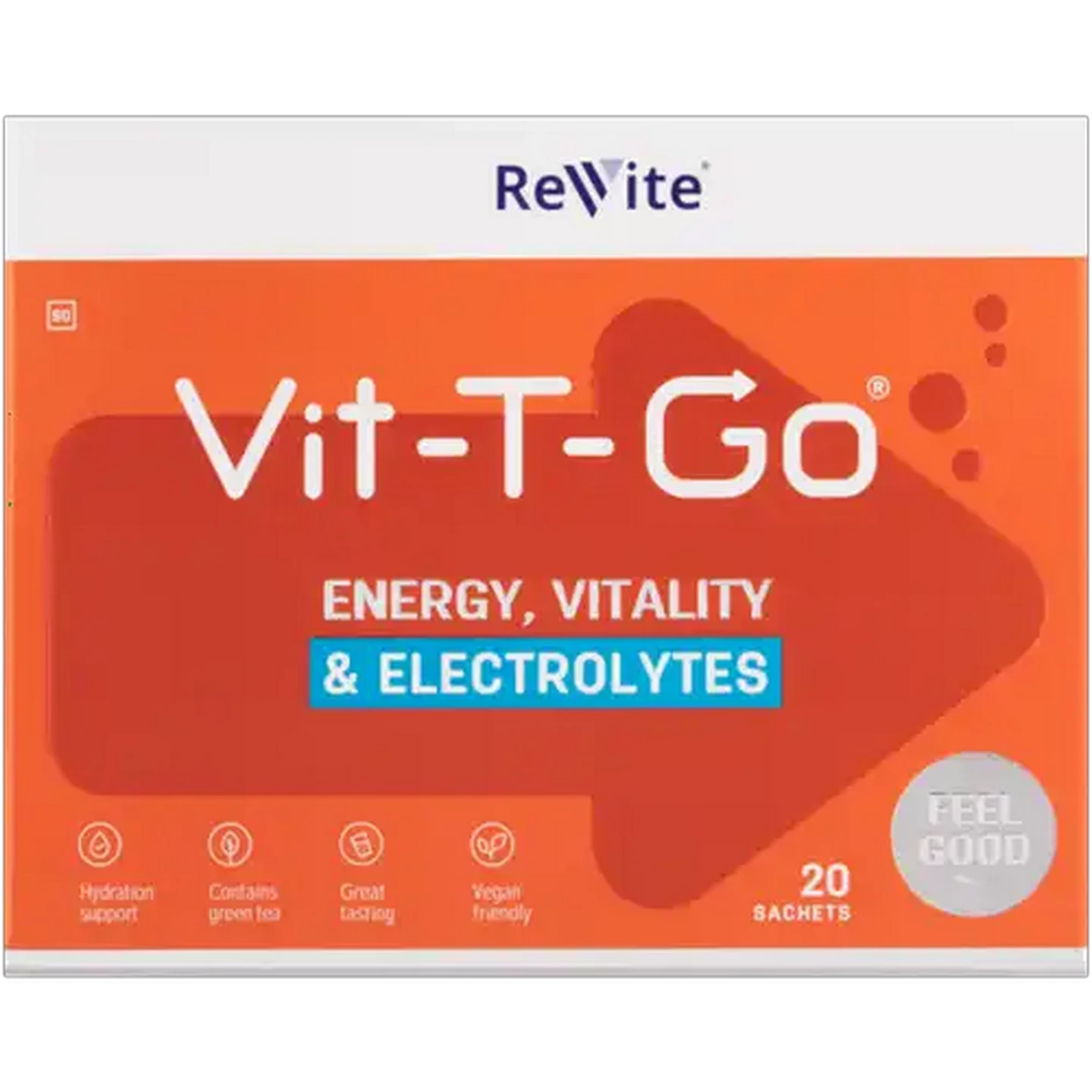 Image of Revite Vit-T-Go Effervescent Supplement 20 Pack