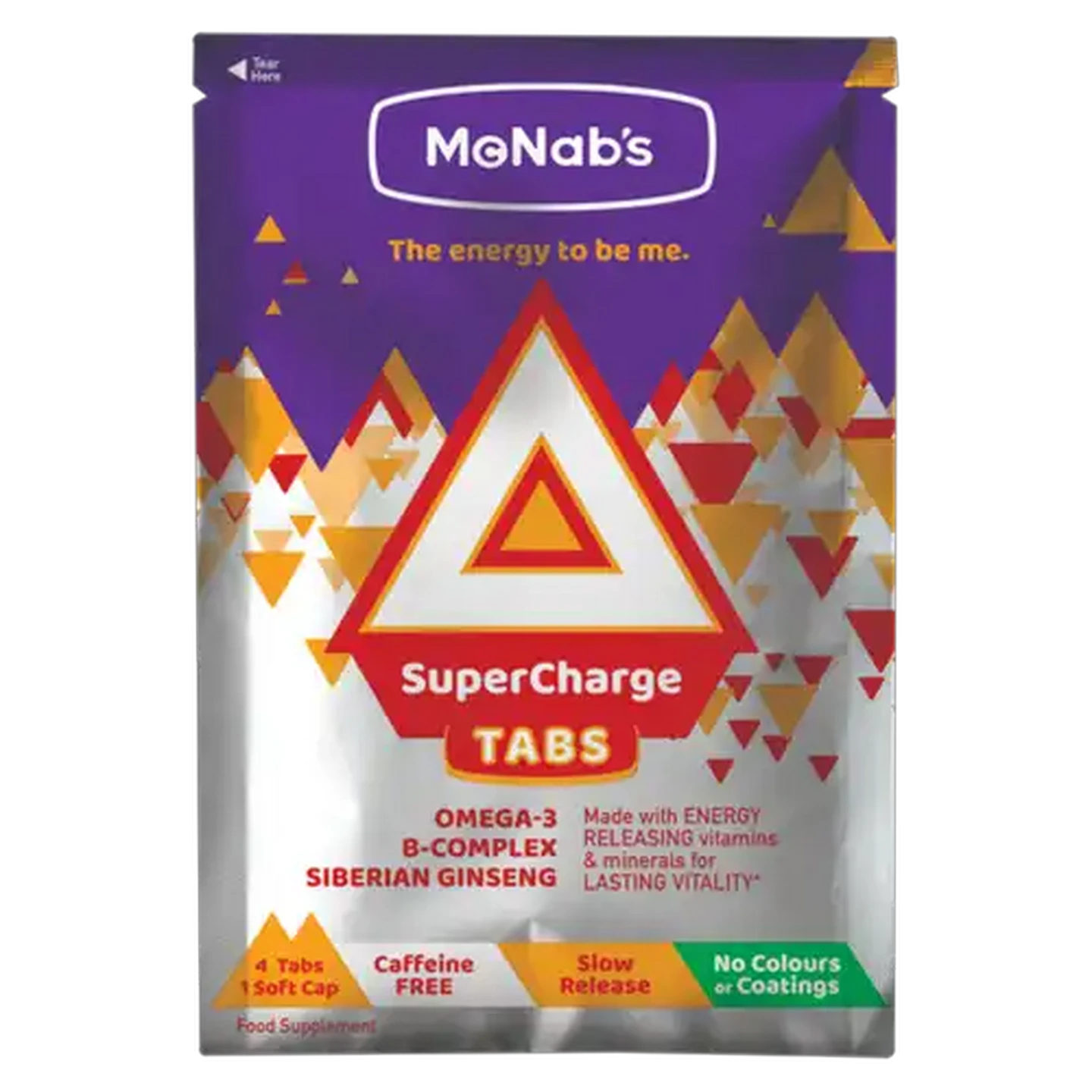 Image of McNab's SuperCharge Food Supplement Tabs Soft Cap 5g