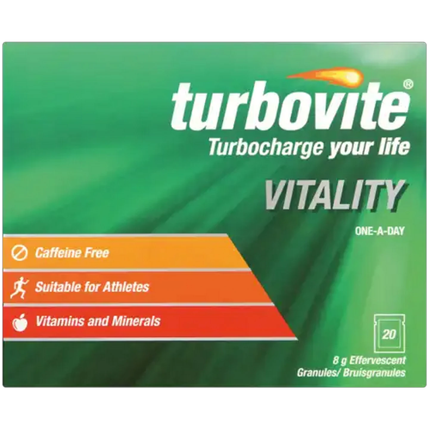 Image of Turbovite Vitality Effervescent Granule Sachets 20 x 8g