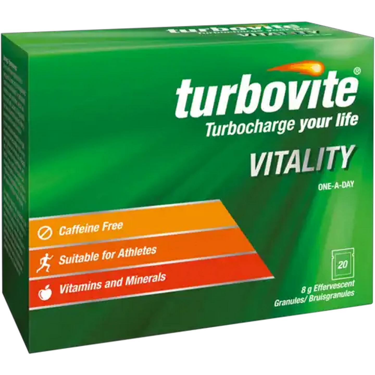 Image of Turbovite Vitality Effervescent Granule Sachets 20 x 8g
