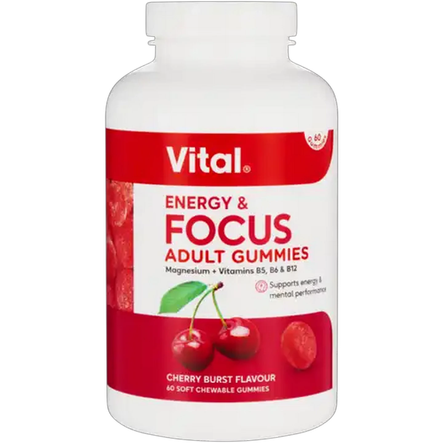 Image of Vital Energy & Focus Adult Gummies 60 Pack