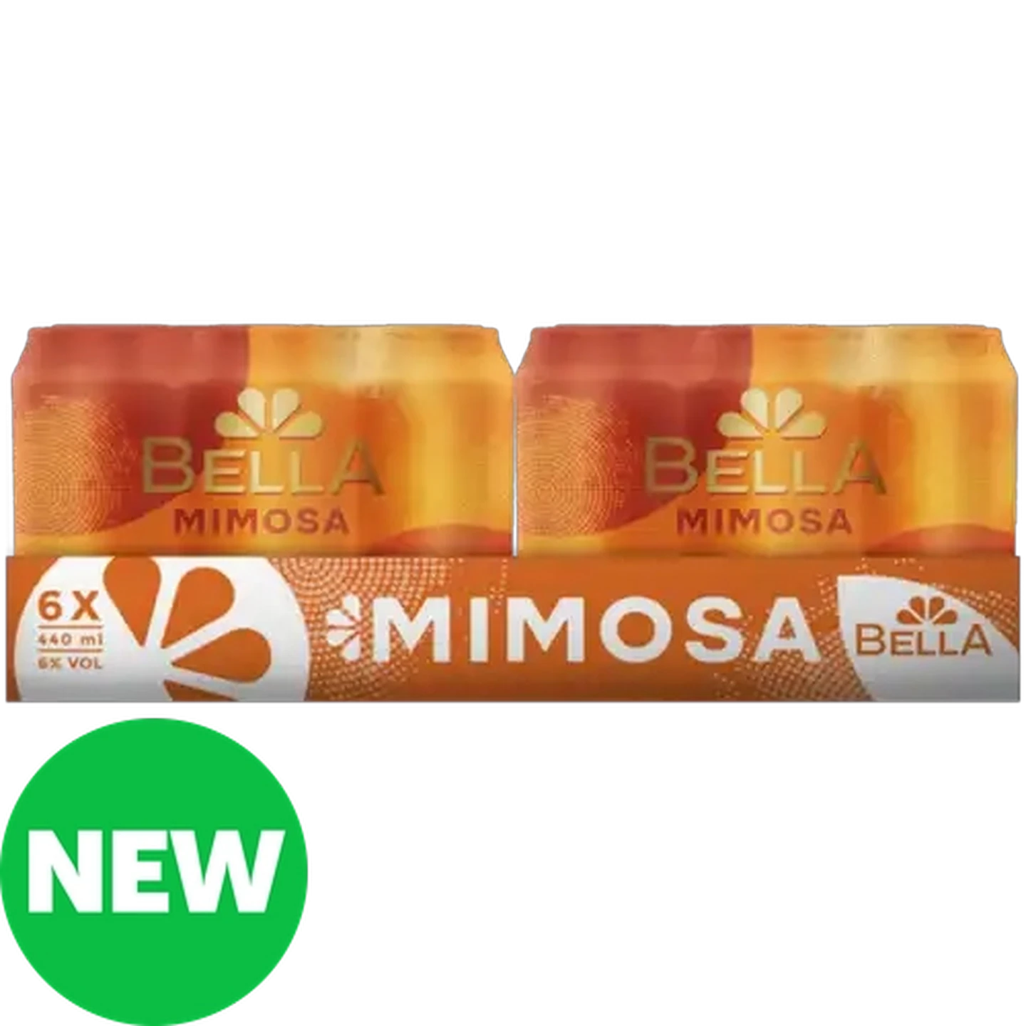 Image of BELLA Mimosa Orange Flavoured Sparkling Spritzer Cans 24 x 440ml