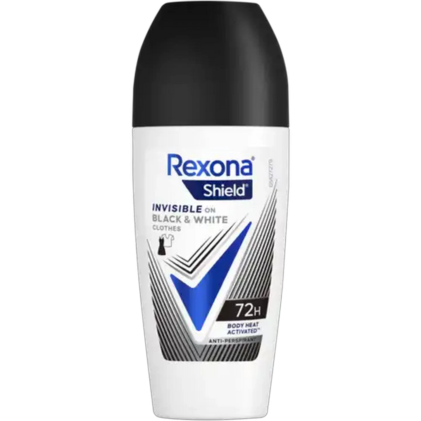 Image of Rexona Shield Invisible on Black & White Anti-Perspirant Roll-On 50ml