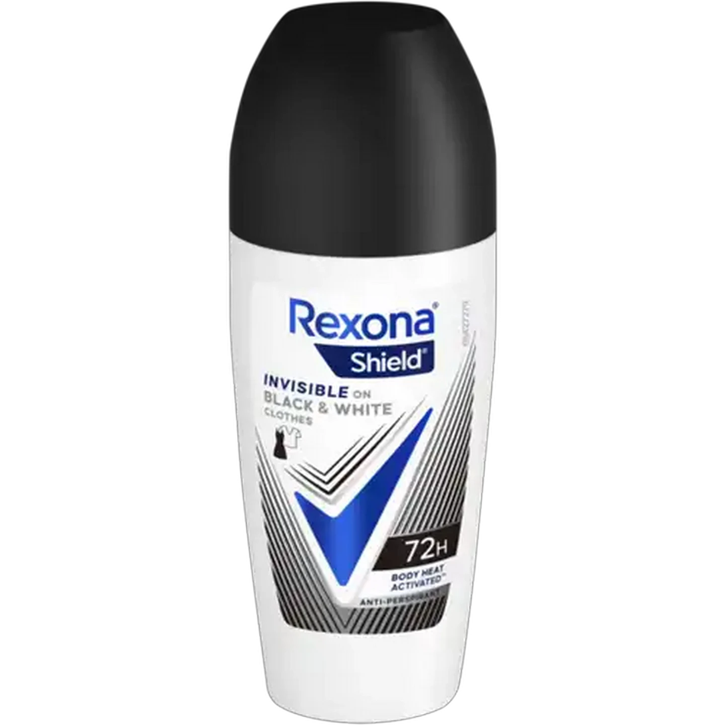 Image of Rexona Shield Invisible on Black & White Anti-Perspirant Roll-On 50ml