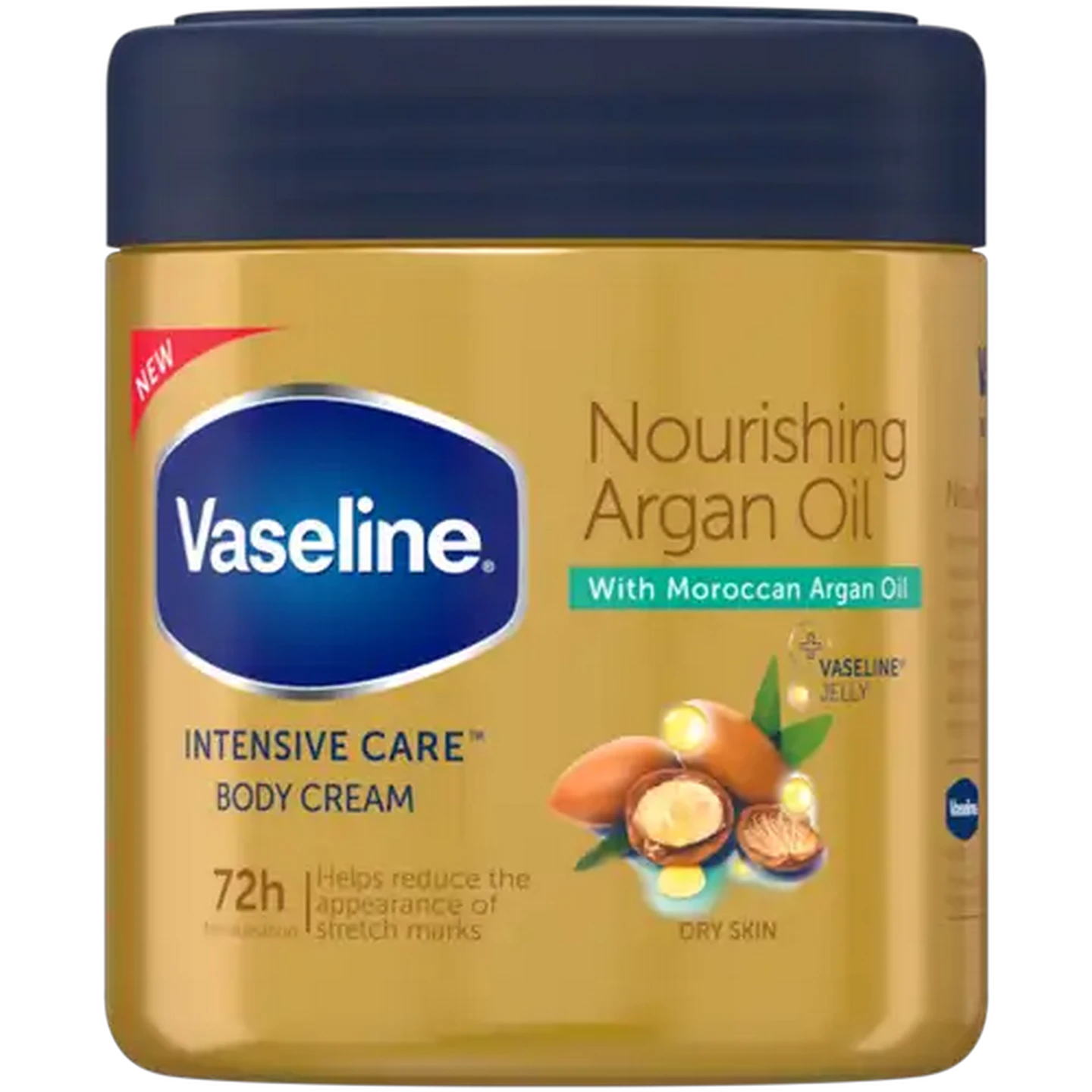 Image of Vaseline Intensive Care Nourishing Argan Oil Body Cream 400ml