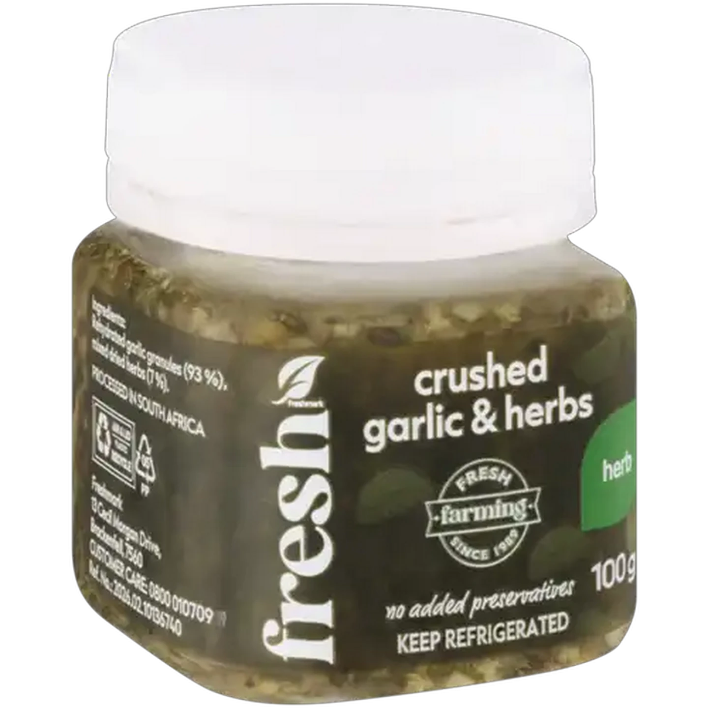 Image of Crushed Garlic & Herbs 100g