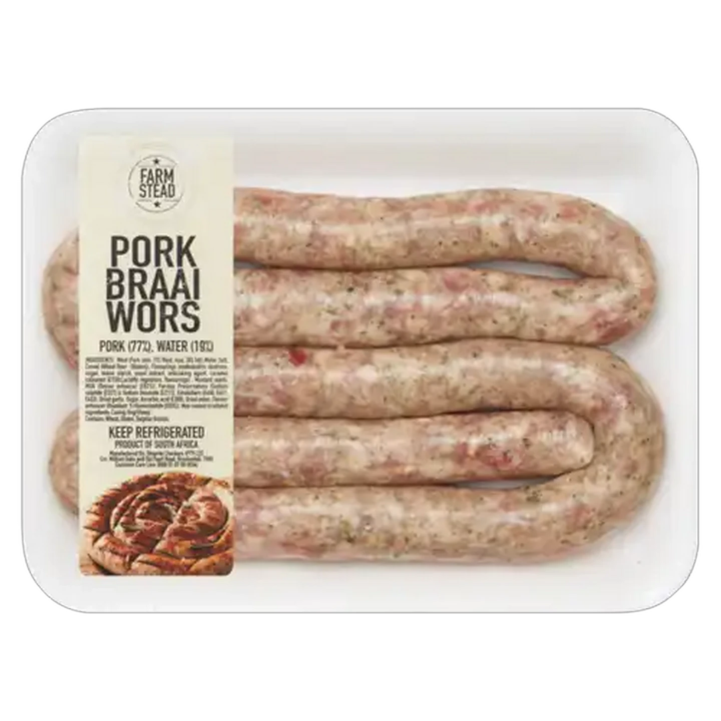 Image of Farmstead Pork Thin Pork Braaiwors Per kg