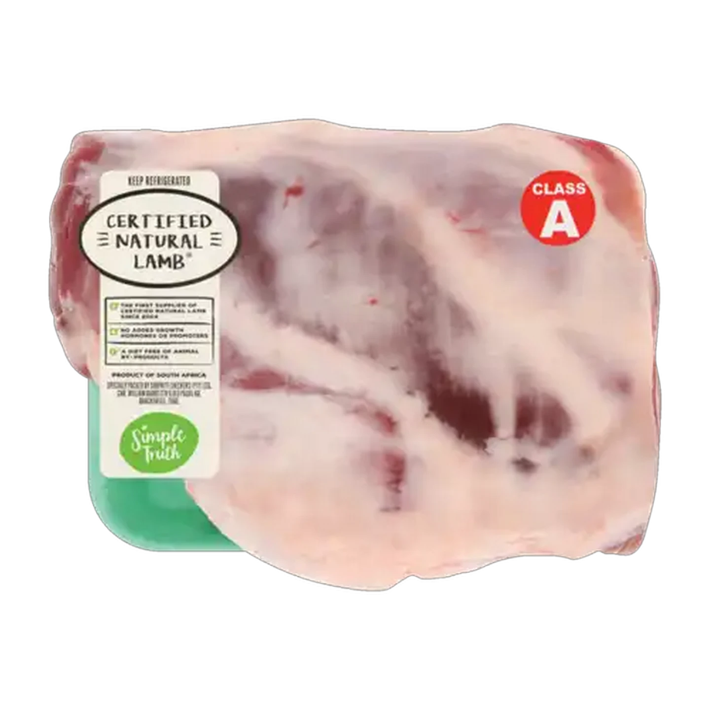 Image of Simple Truth Certified Natural Lamb Leg Of Lamb Per kg