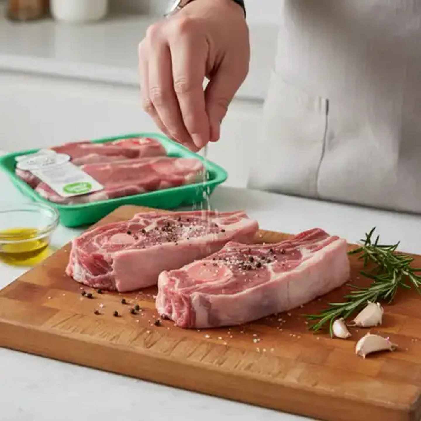 Image of Simple Truth Certified Natural Lamb Leg Chops Per kg