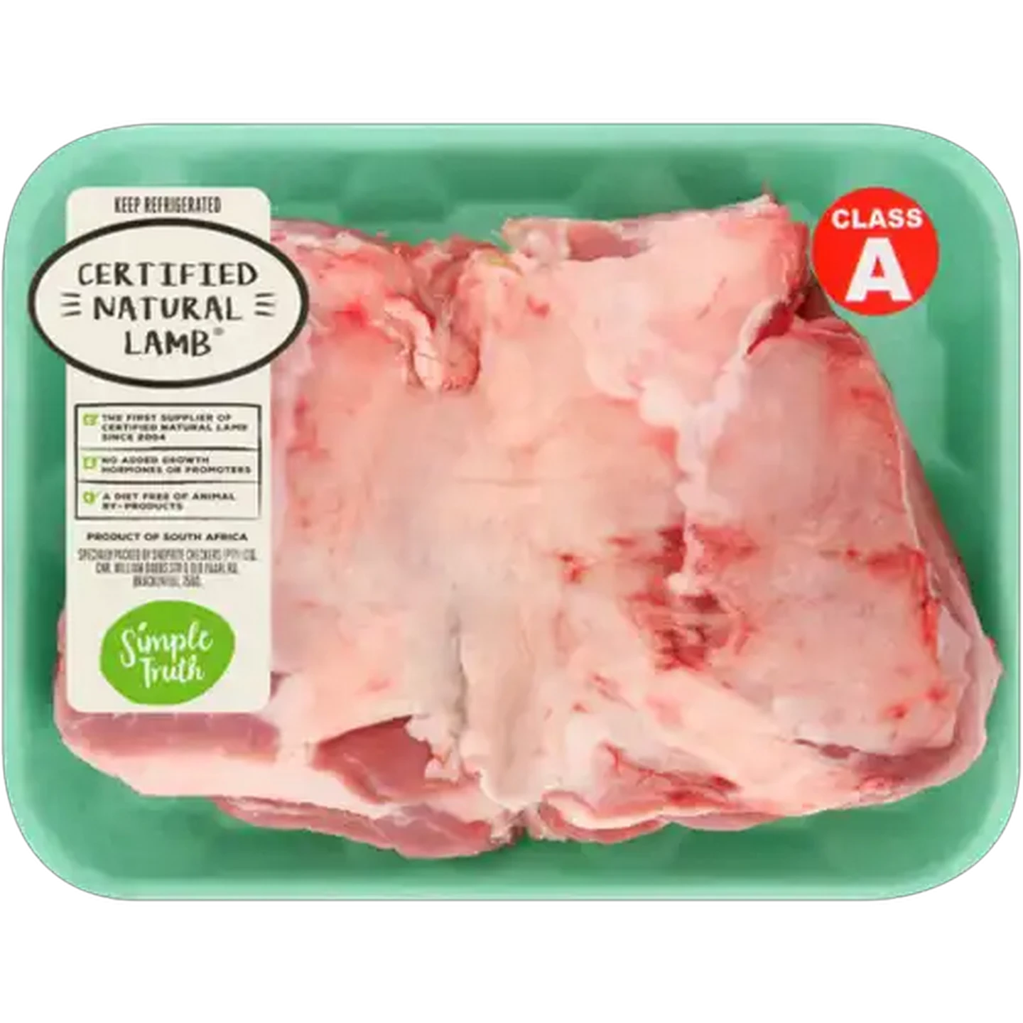 Image of Simple Truth Certified Natural Lamb Neck Whole Per kg