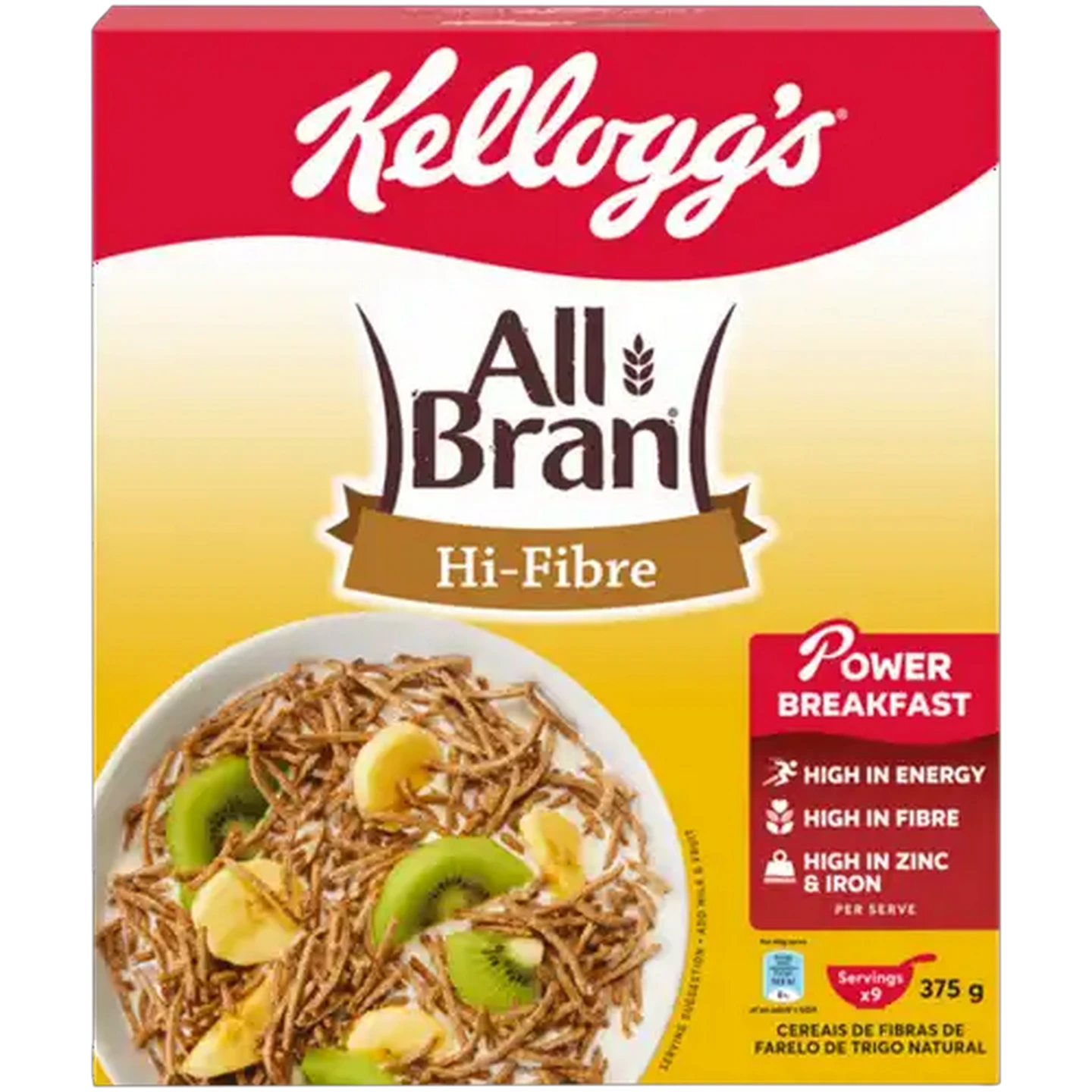 Image of All-Bran Hi-Fibre Cereal 375g