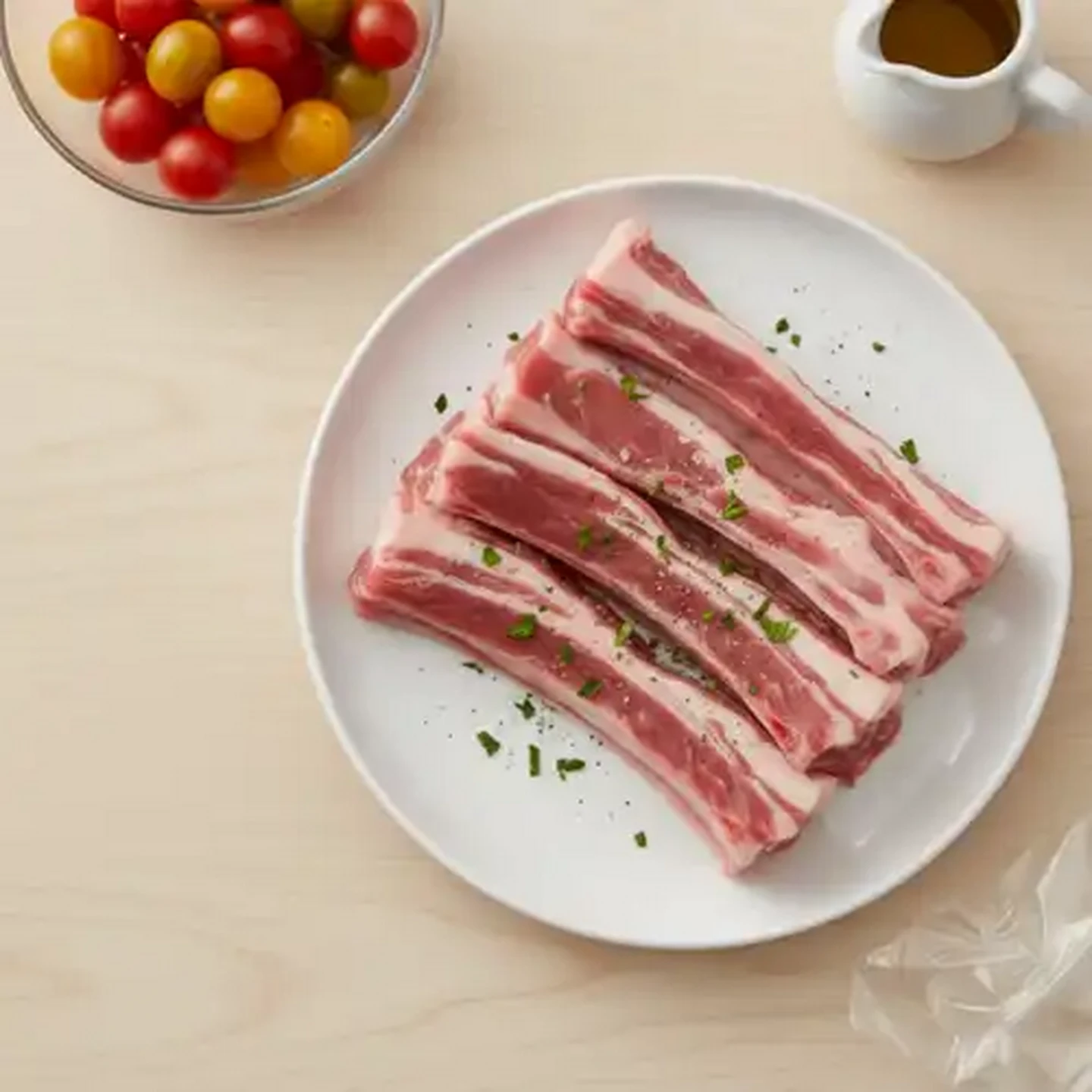 Image of Simple Truth Certified Natural Lamb Riblets Per kg