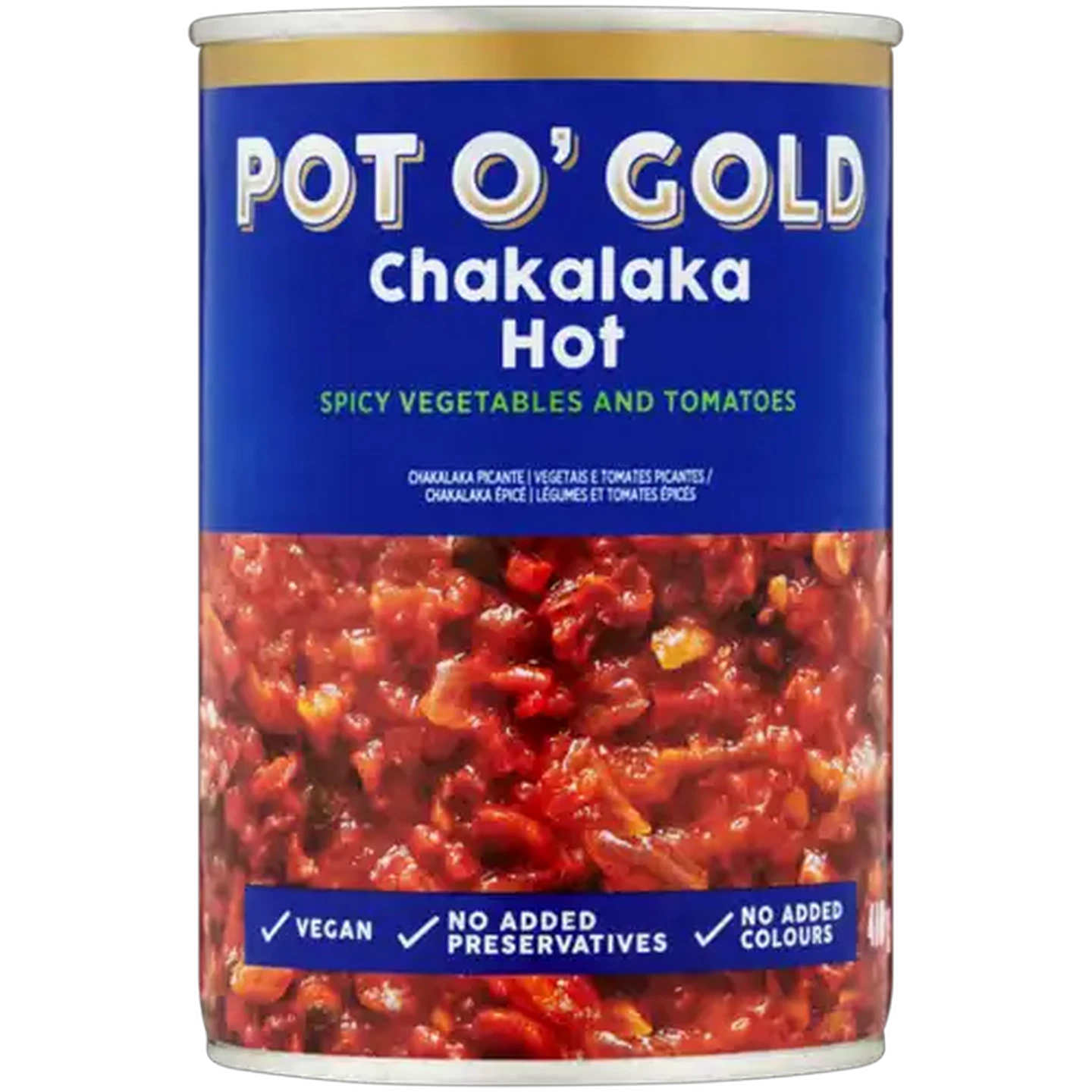 Image of Pot O' Gold Hot Chakalaka 410g