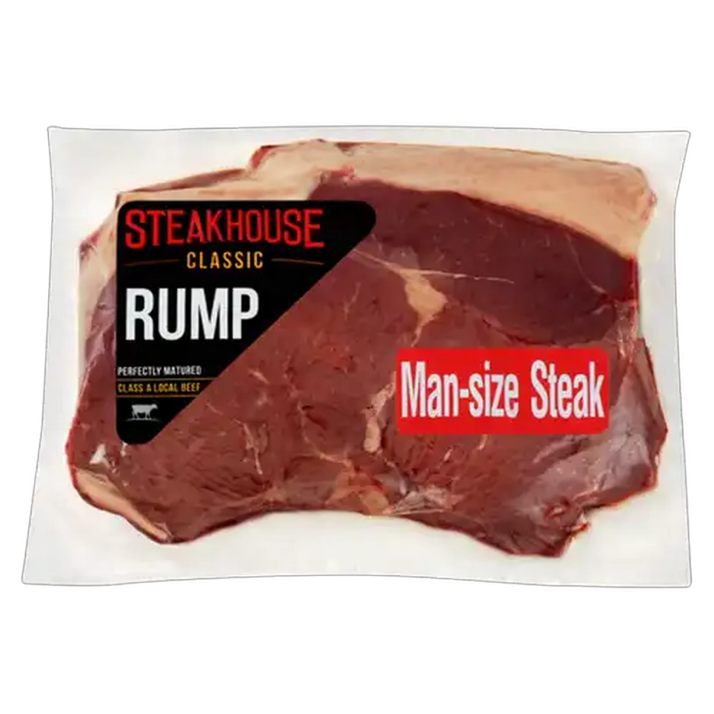 Image of Steakhouse Classic Rump Man-Size Steak Per Kg