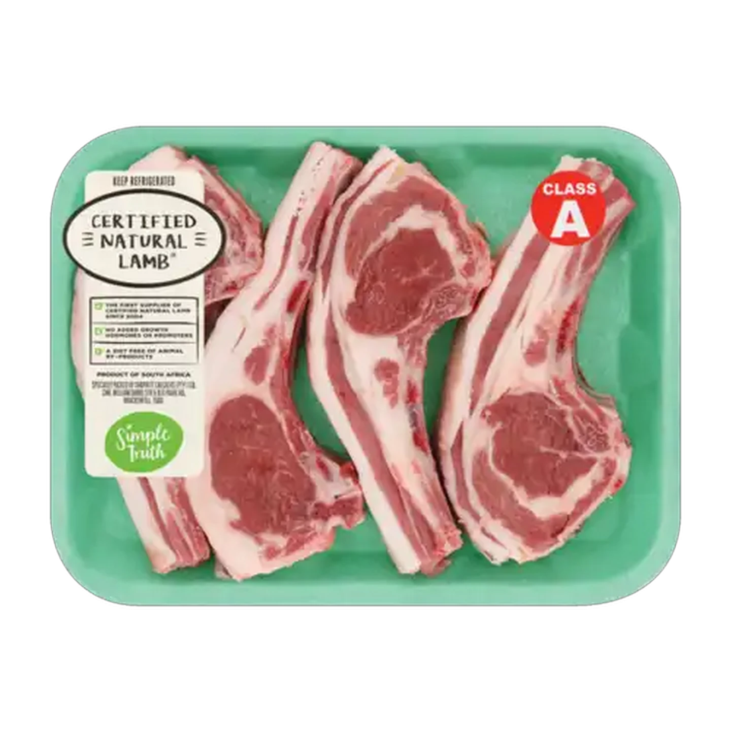 Image of Simple Truth Lamb Rib Chops Per KG