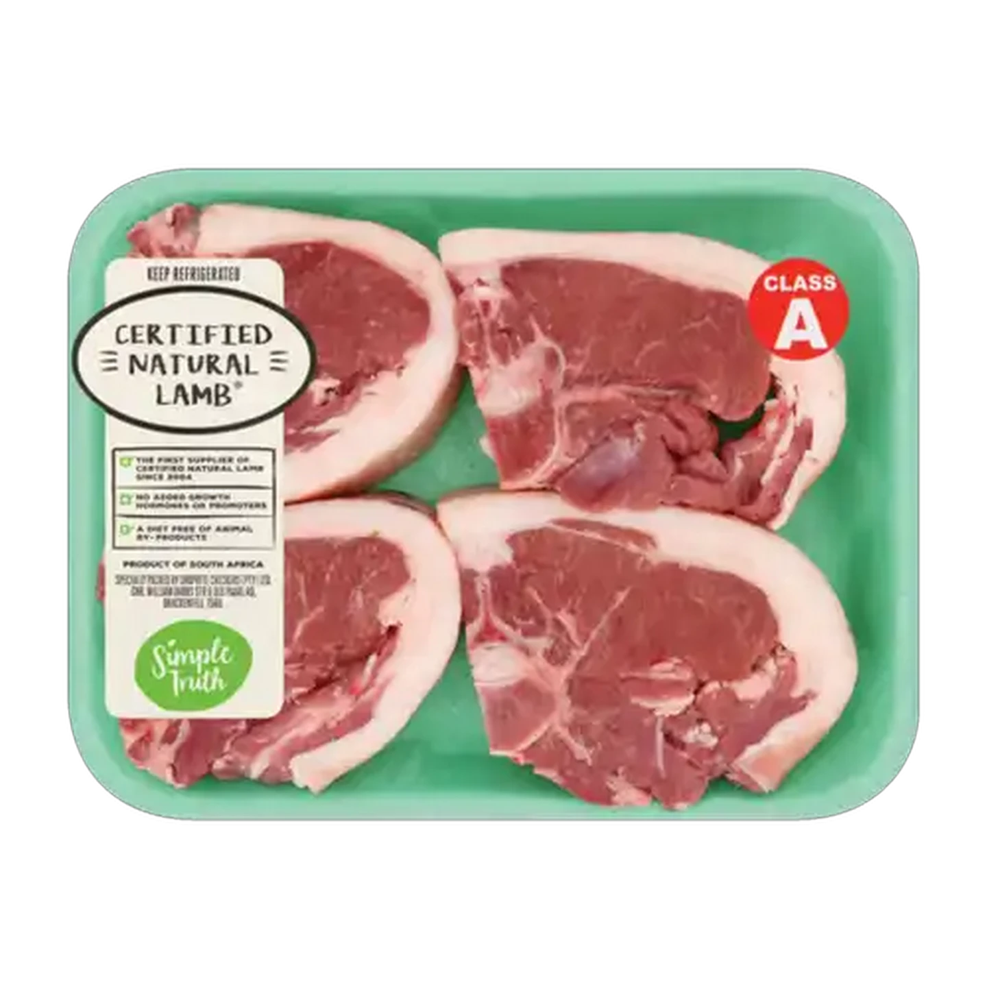 Image of Simple Truth Certified Natural Lamb Loin Chops Per kg