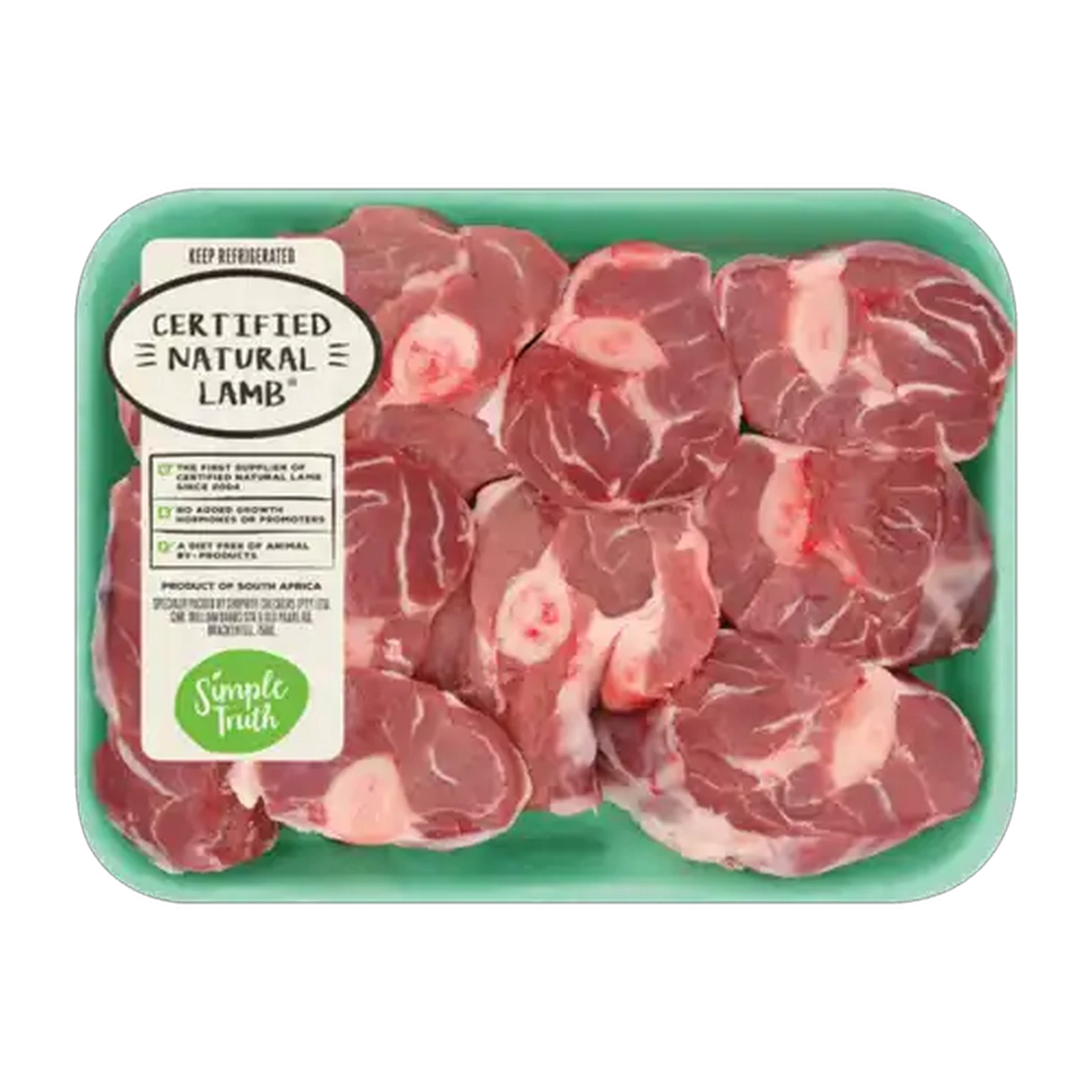 Image of Simple Truth Certified Natural Lamb Knuckles Per kg