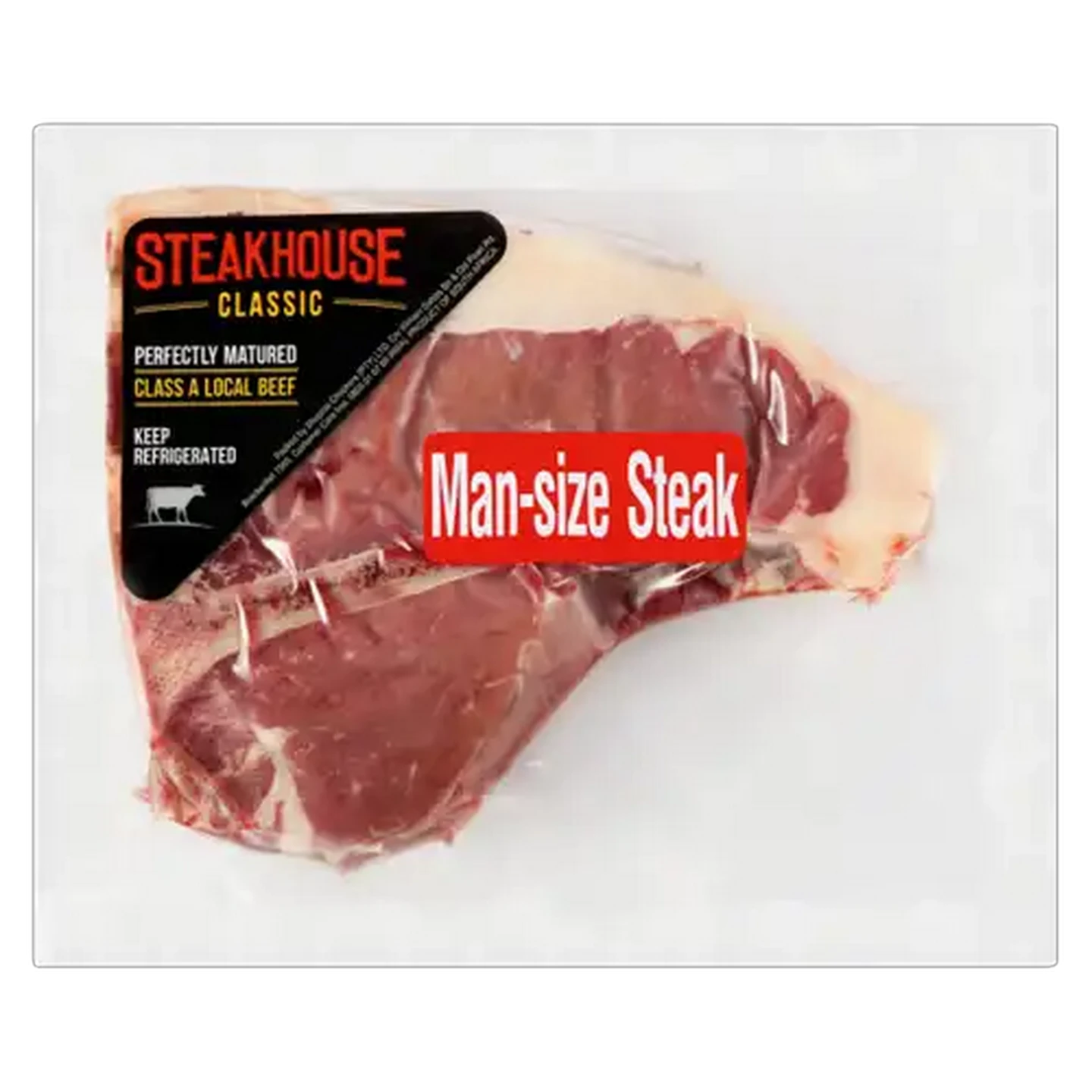 Image of Steakhouse Classic Perfectly Matured Man-Size T-Bone Steak Per kg