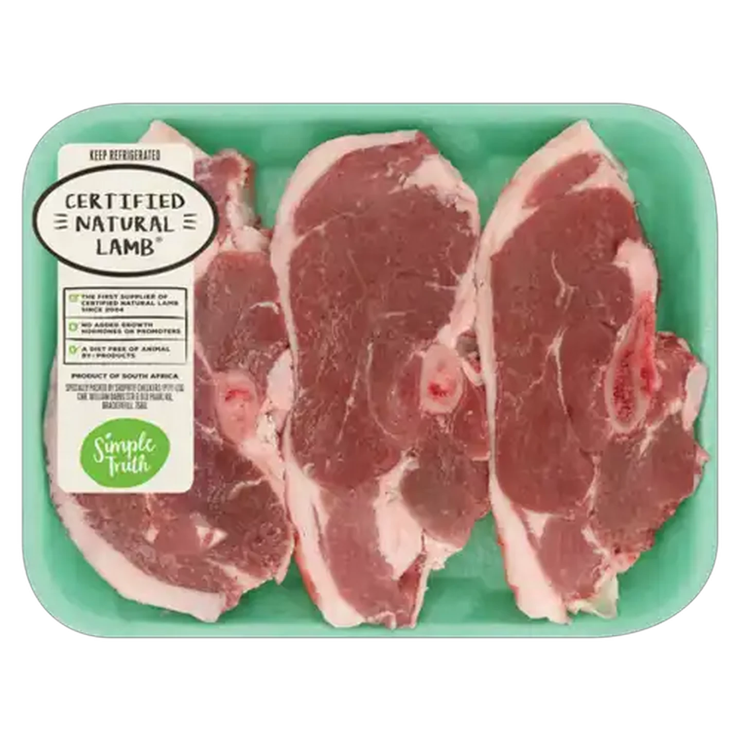 Image of Simple Truth Certified Natural Lamb Chump Chops Per kg