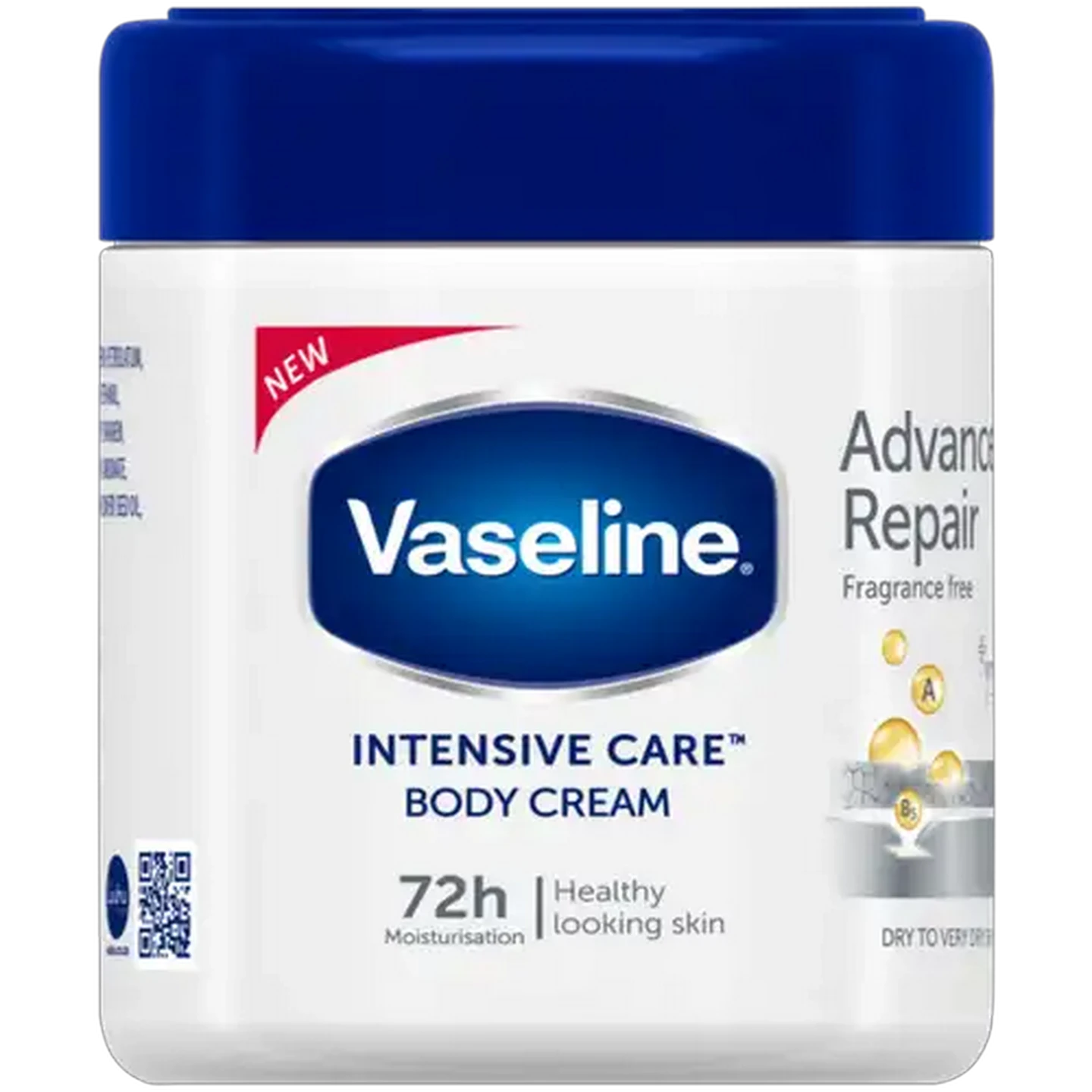 Image of Vaseline Intensive Care Advanced Repair Fragrance Free Body Cream 400ml