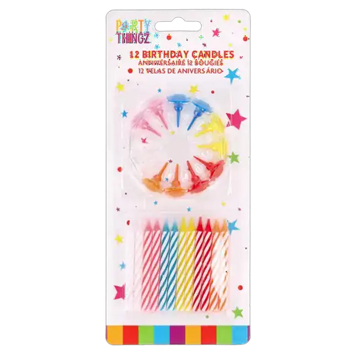 Image of Party Thingz Birthday Candles 12 Pack