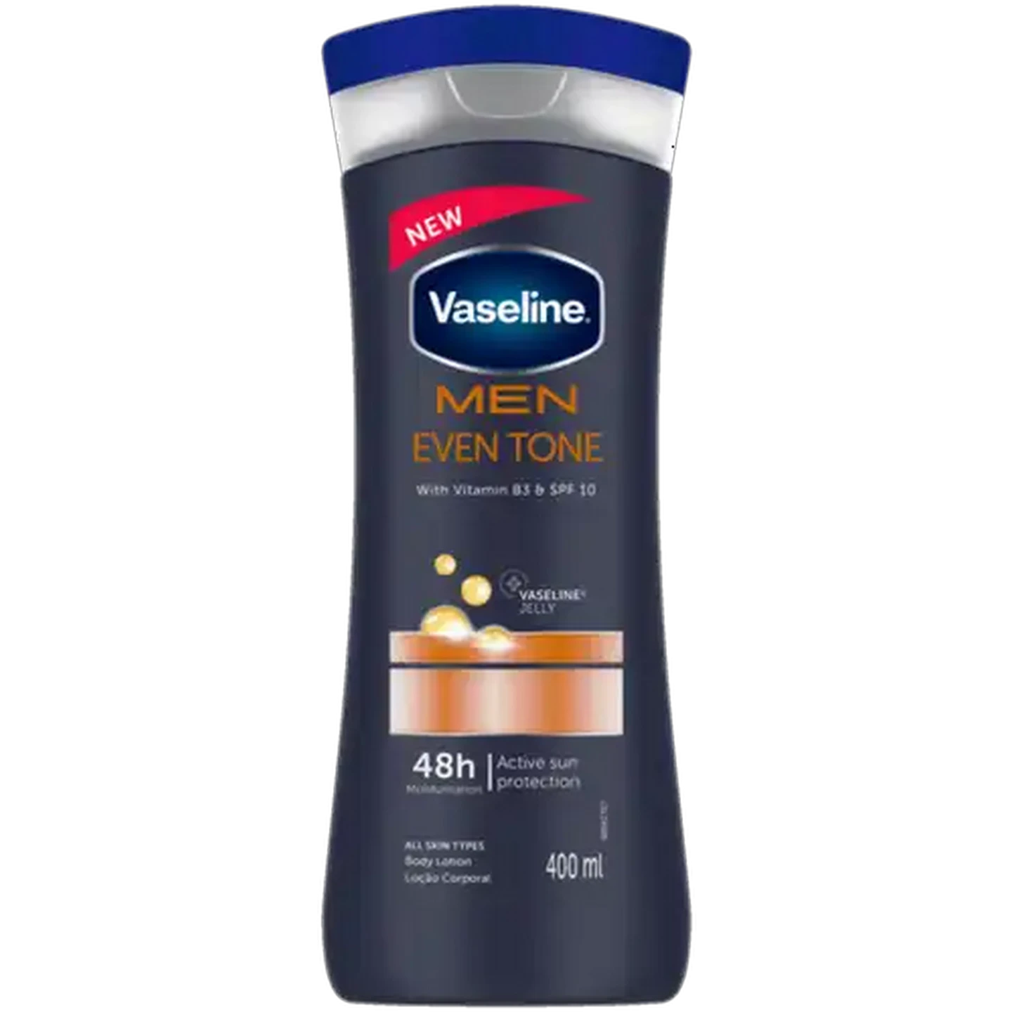 Image of Vaseline Men Even Tone SPF 10 Body Lotion 400ml