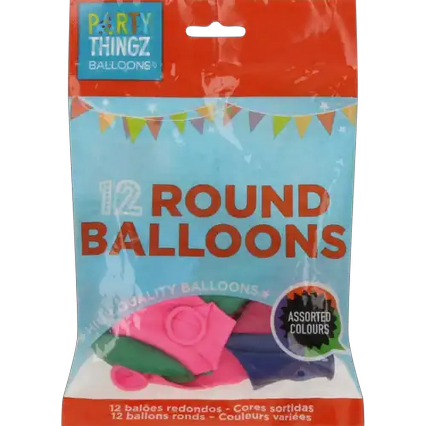 Image of Party Thingz Round Balloons 12-Pack