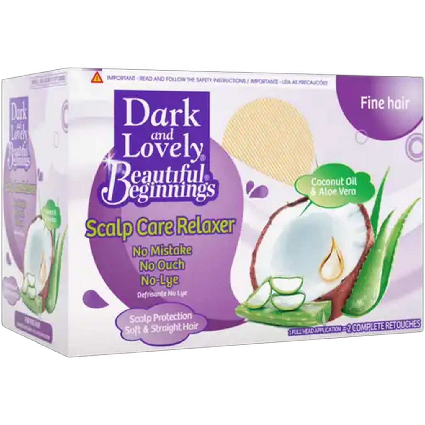 Image of Dark and Lovely Beautiful Beginnings Relaxer Kit