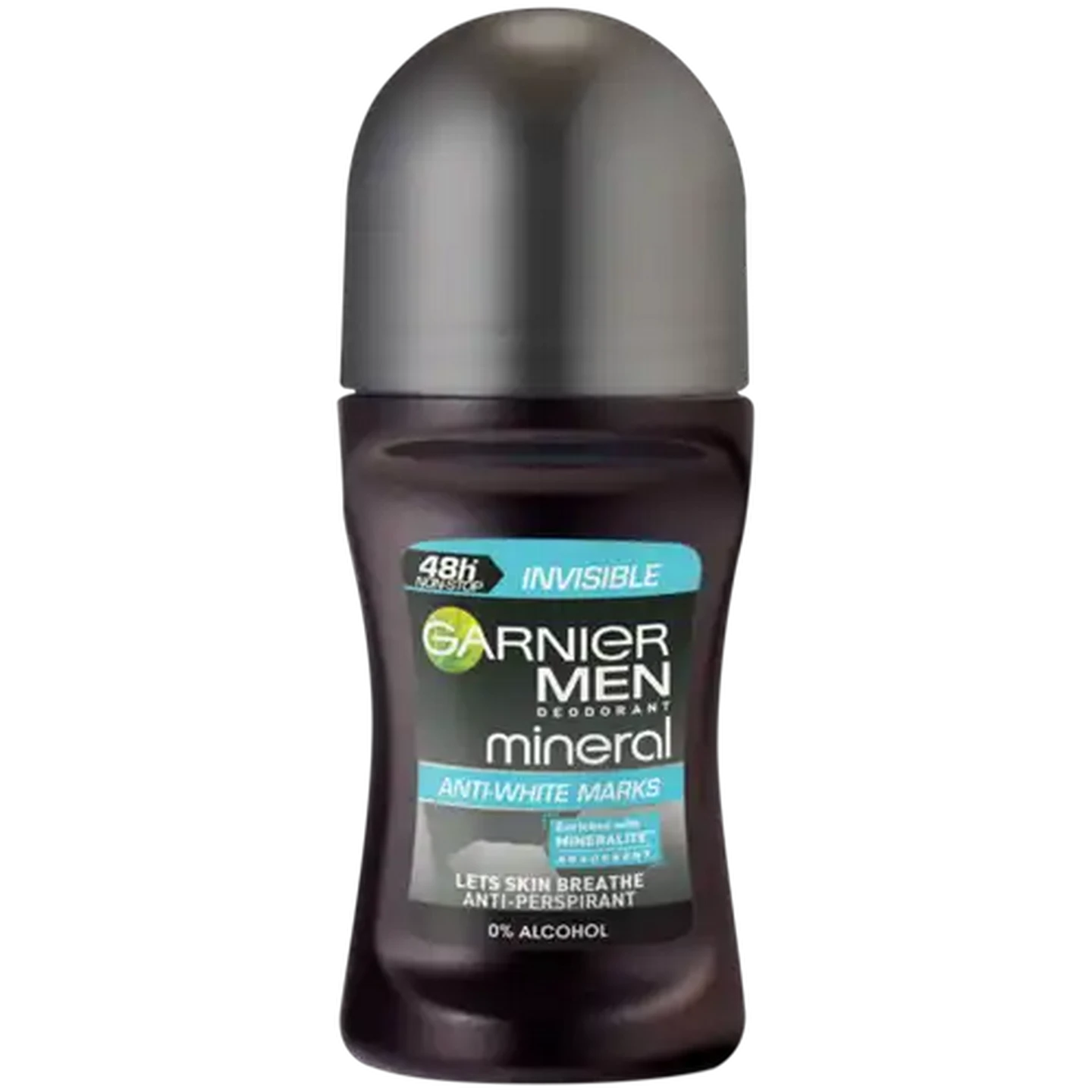 Image of Garnier Men Alcohol Free Anti-White Marks Invisible Anti-Perspirant Roll-On 50ml