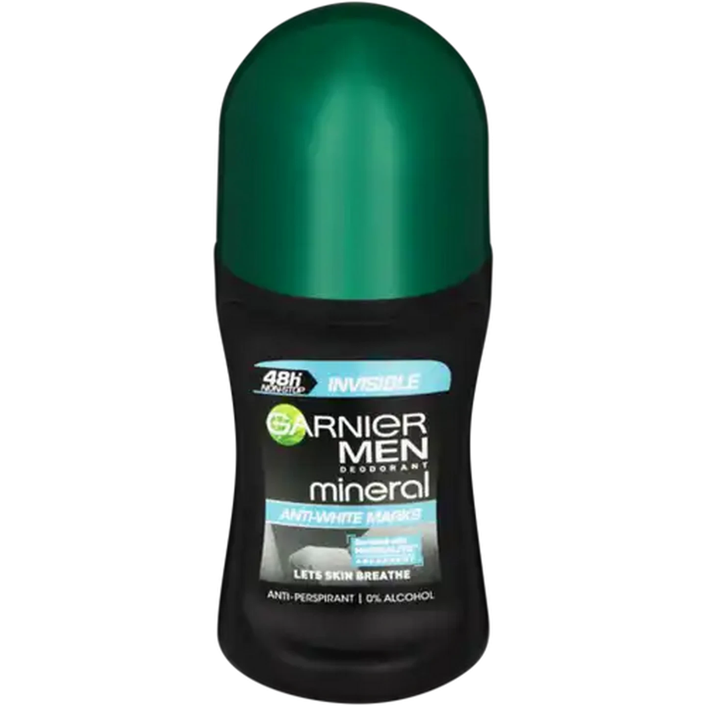 Image of Garnier Men Alcohol Free Anti-White Marks Invisible Anti-Perspirant Roll-On 50ml