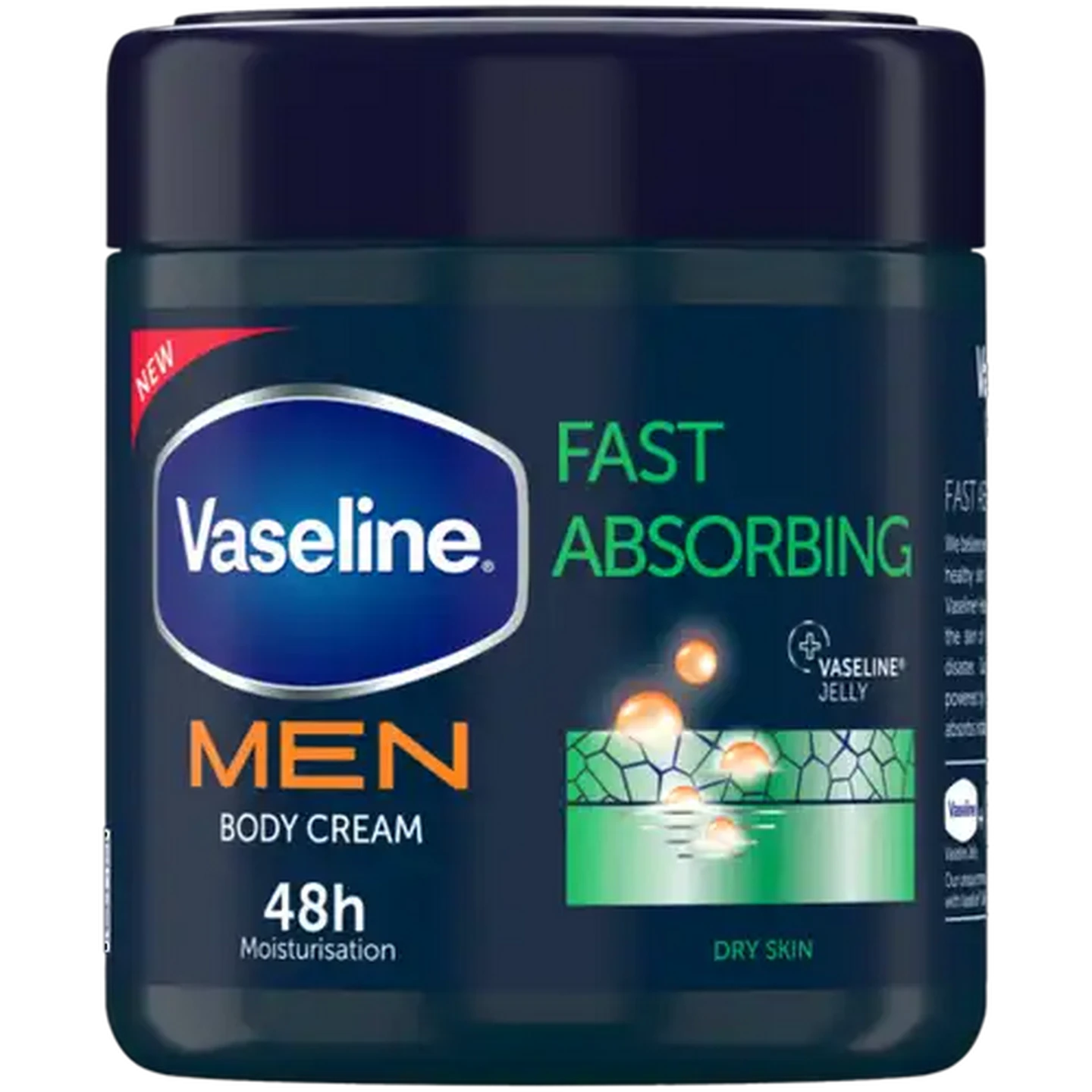 Image of Vaseline Men Fast Absorbing Body Cream 400ml