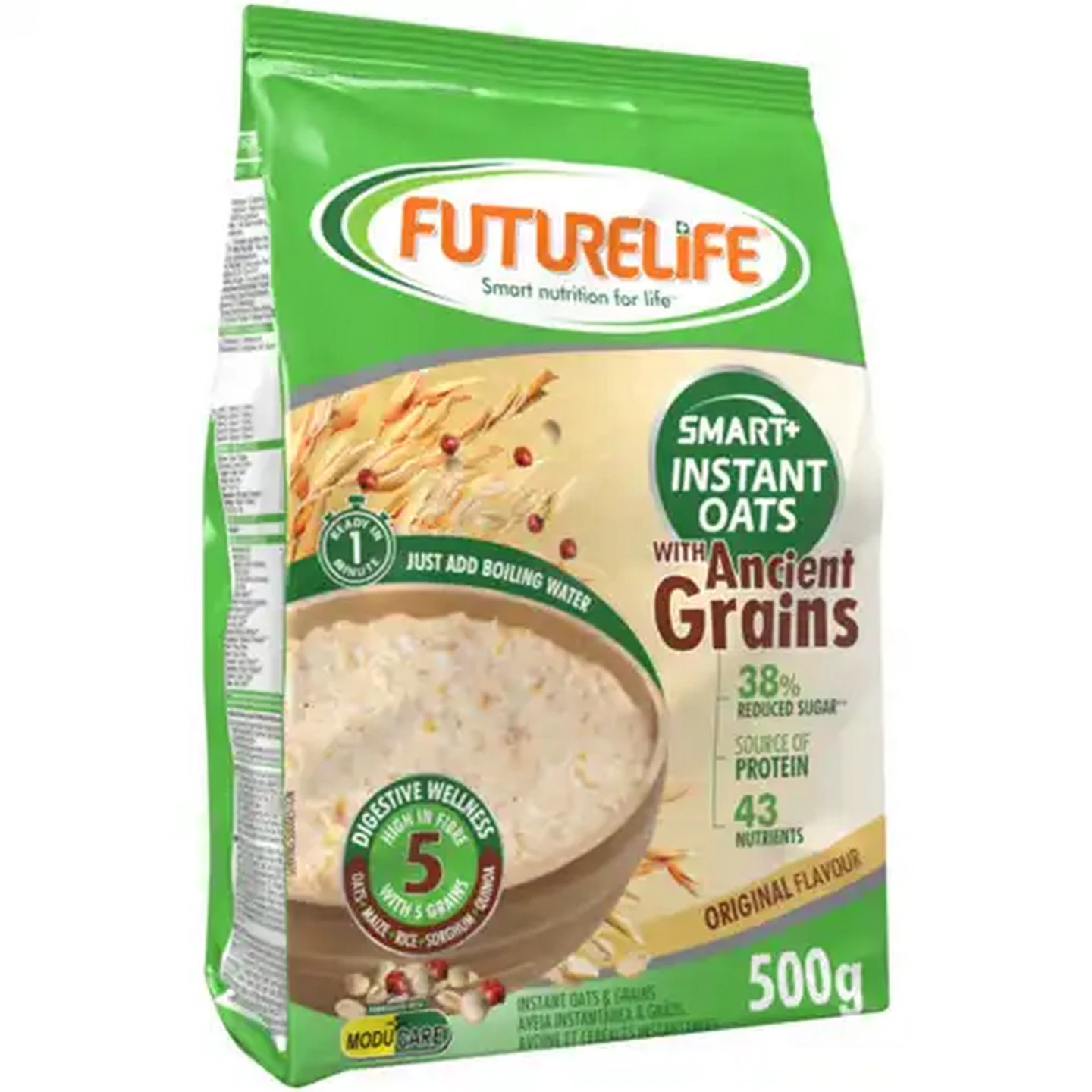 Image of FUTURELIFE Smart Original Flavour Instant Oats with Ancient Grains 500g