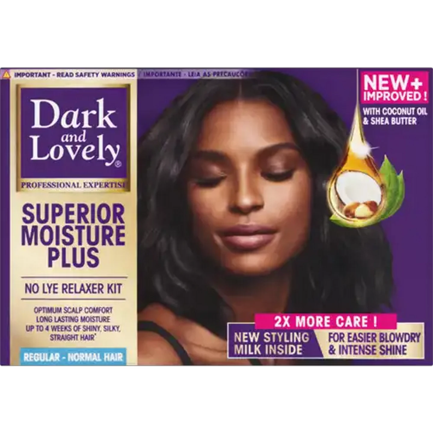 Image of Dark and Lovely Superior Moisture Plus Regular No Lye Relaxer Kit
