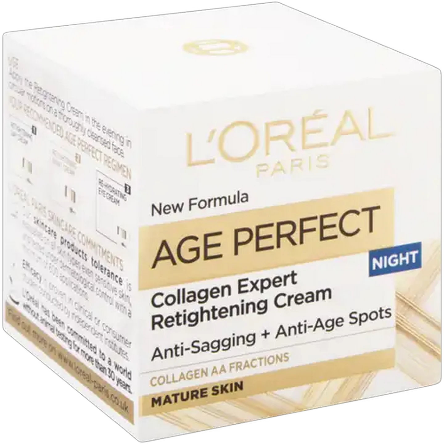 Image of L'Oréal Paris Age Perfect Collagen Expert Retightening Night Cream 50ml