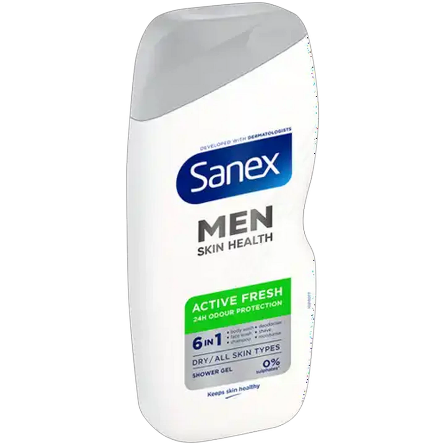 Image of Sanex Men Skin Health Active Fresh 6-in-1 Shower Gel 500ml