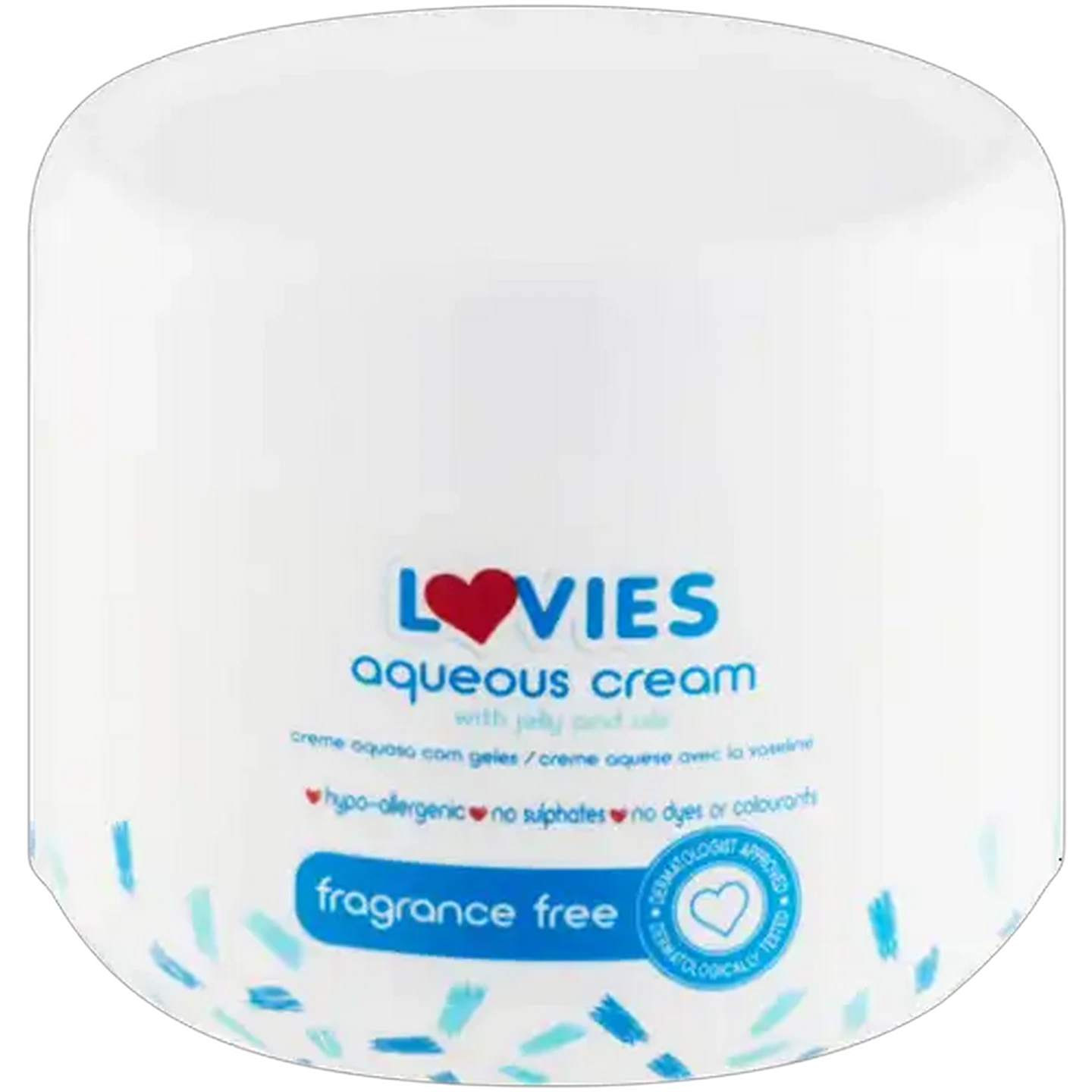 Image of Lovies Fragrance Free Aqueous Cream 285ml