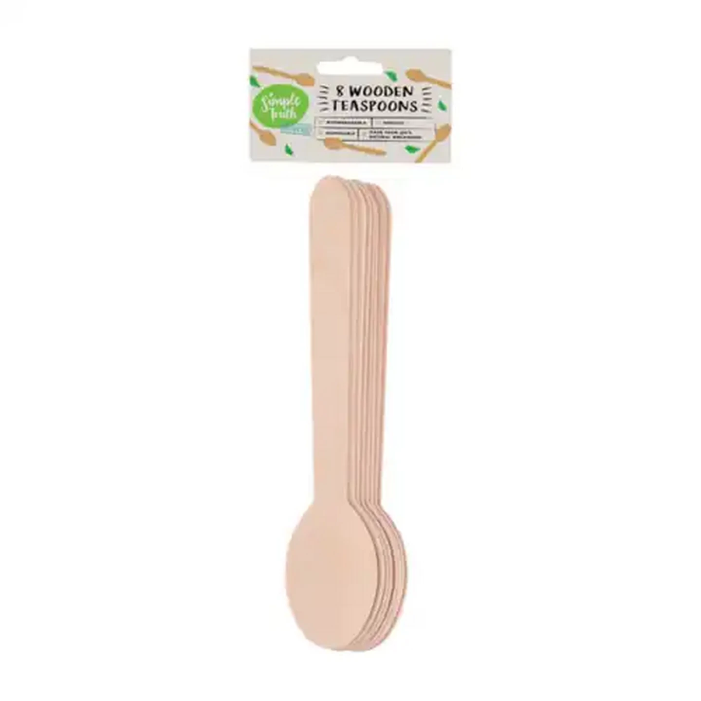 Image of Simple Truth Wooden Teaspoons 8-Pack