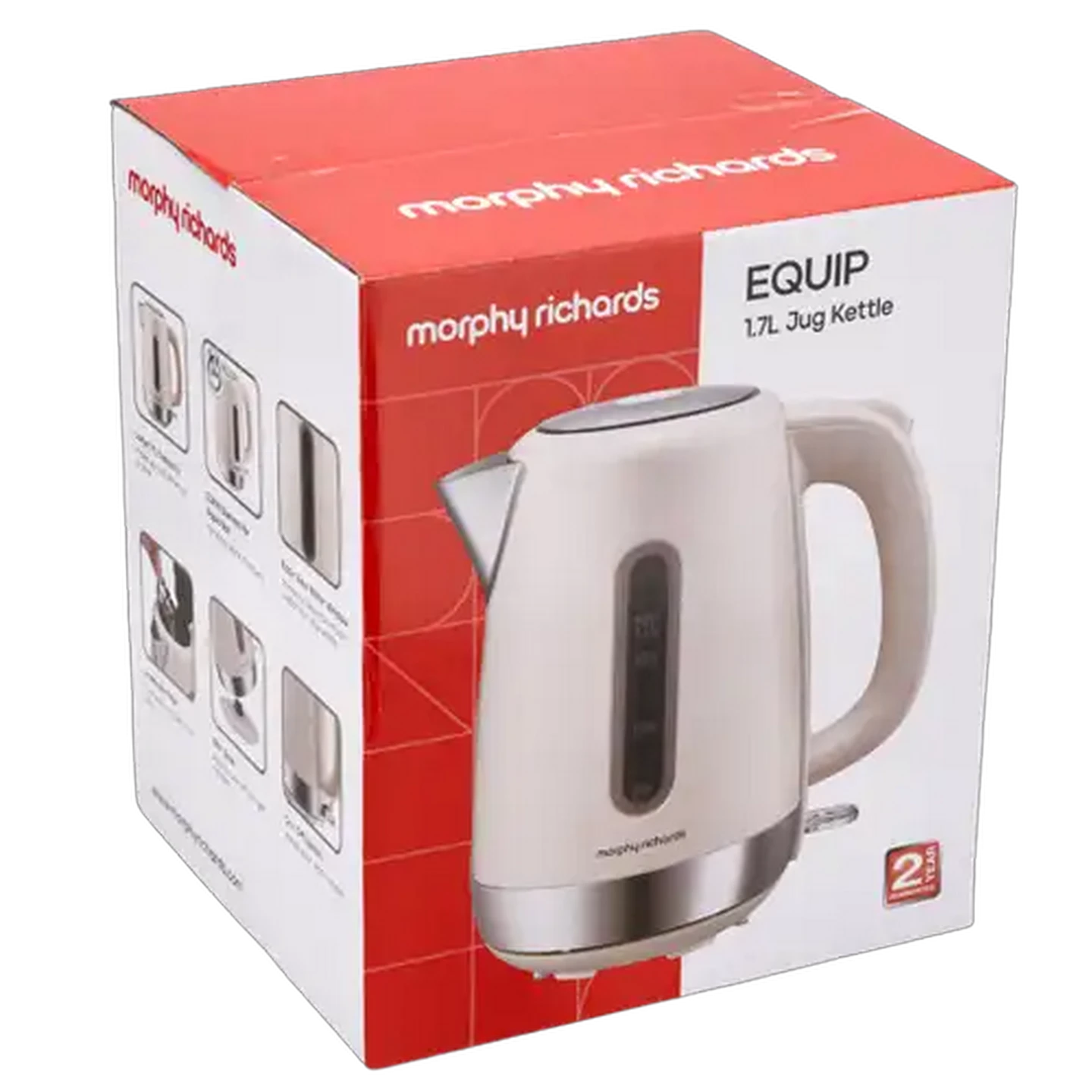Image of Morphy Richards Cream Equip Cordless Kettle 1.7L