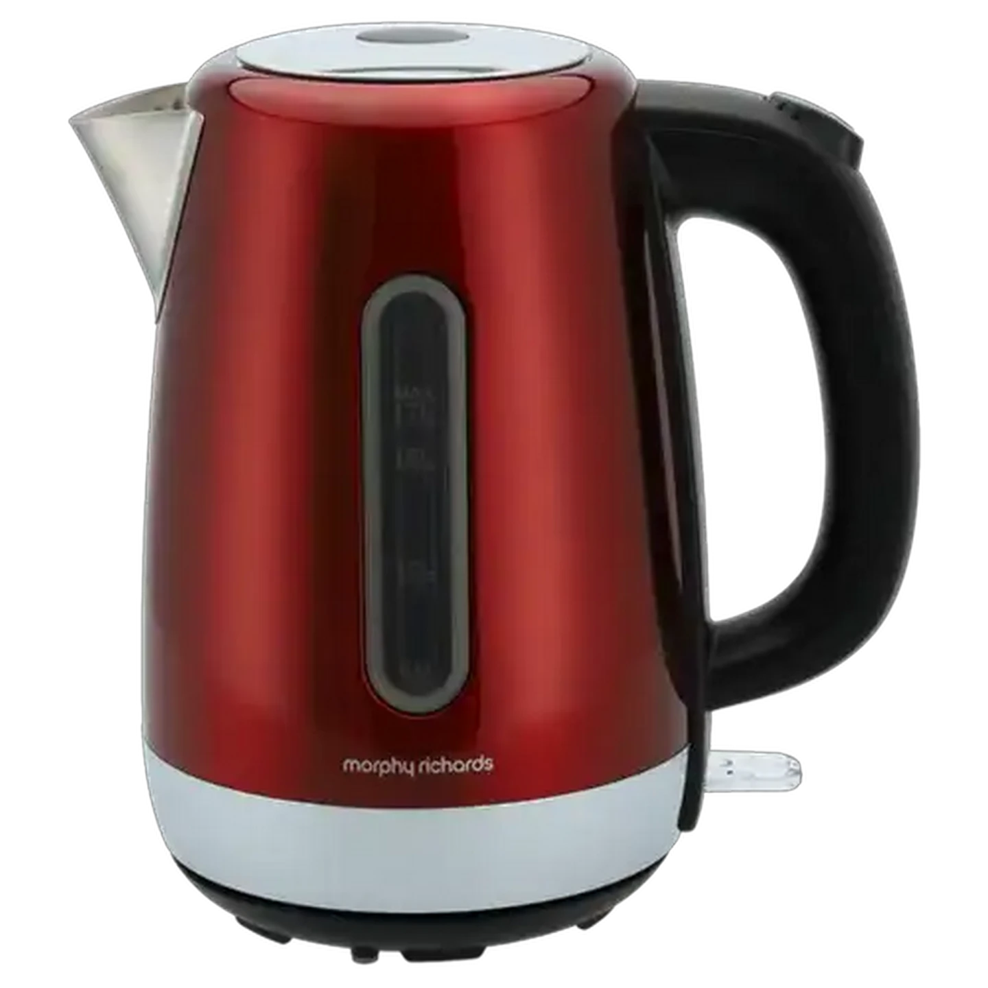 Image of Morphy Richards Stainless Steel Red Equip Cordless Jug Kettle 1.7L