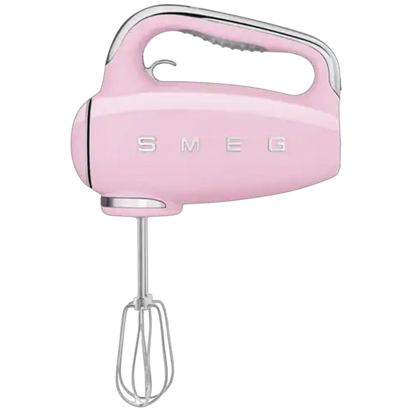 Image of Smeg Glossy Pastel Pink Retro Hand Mixer 250W