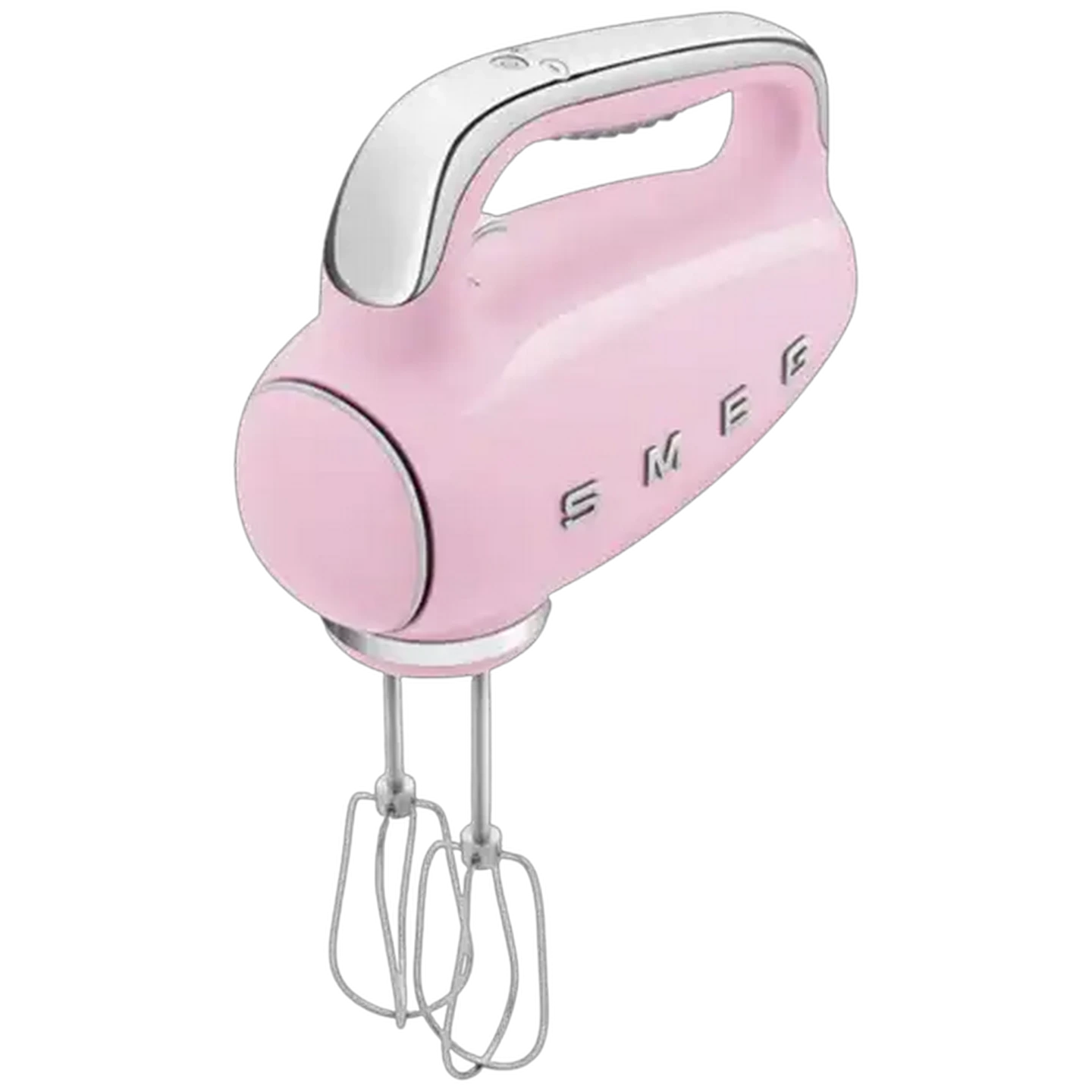 Image of Smeg Glossy Pastel Pink Retro Hand Mixer 250W