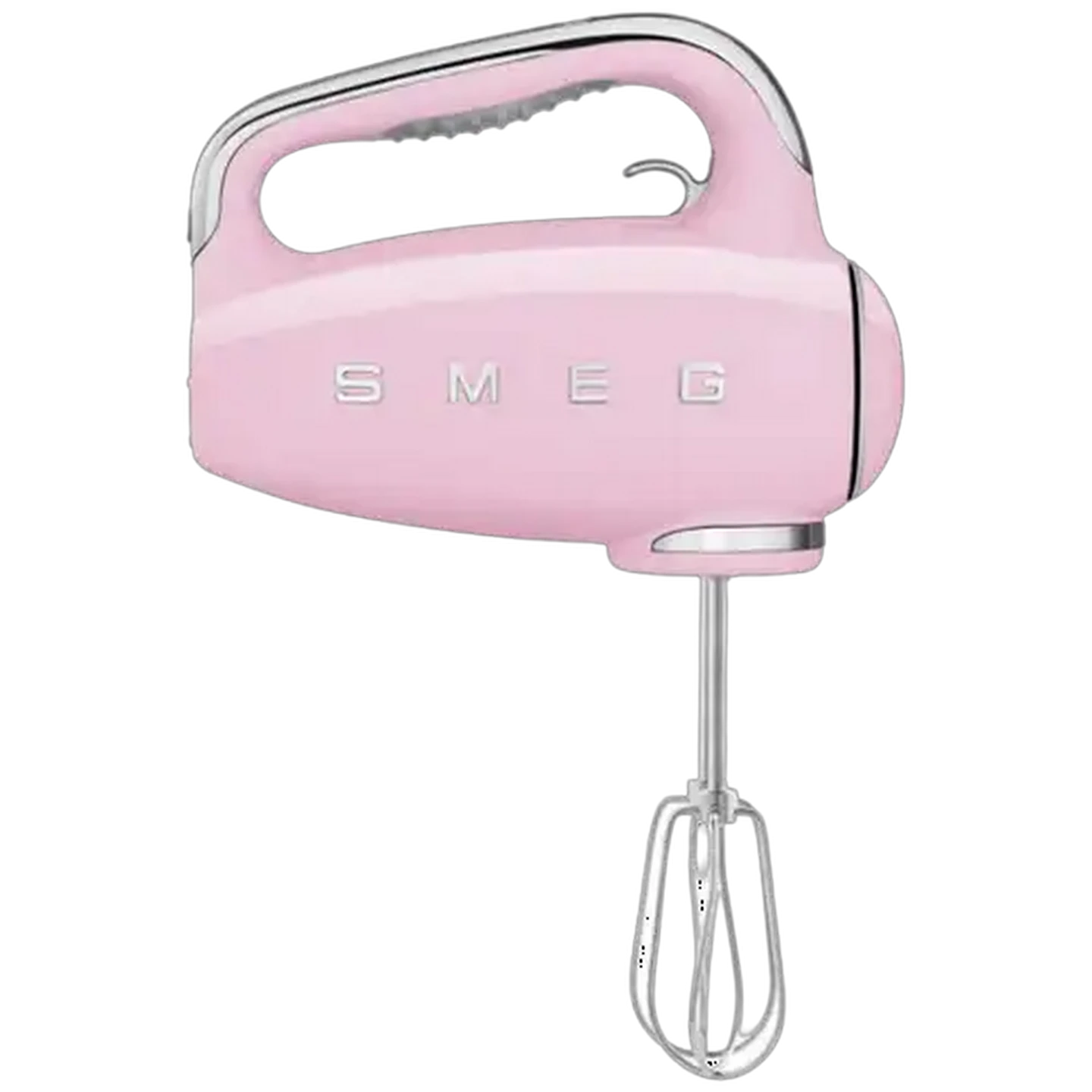 Image of Smeg Glossy Pastel Pink Retro Hand Mixer 250W