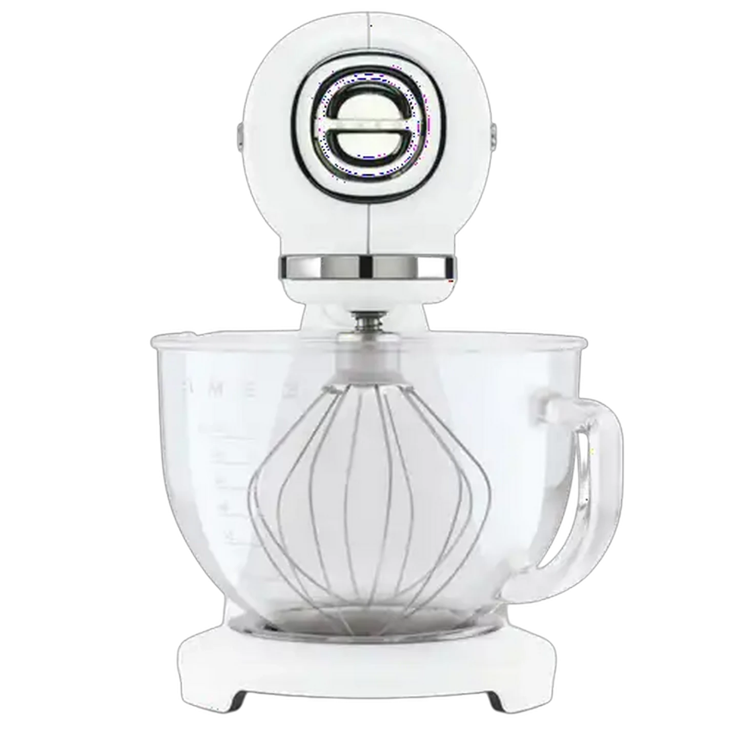 Image of Smeg Glossy White Special Edition Retro Standing Mixer 4.8L